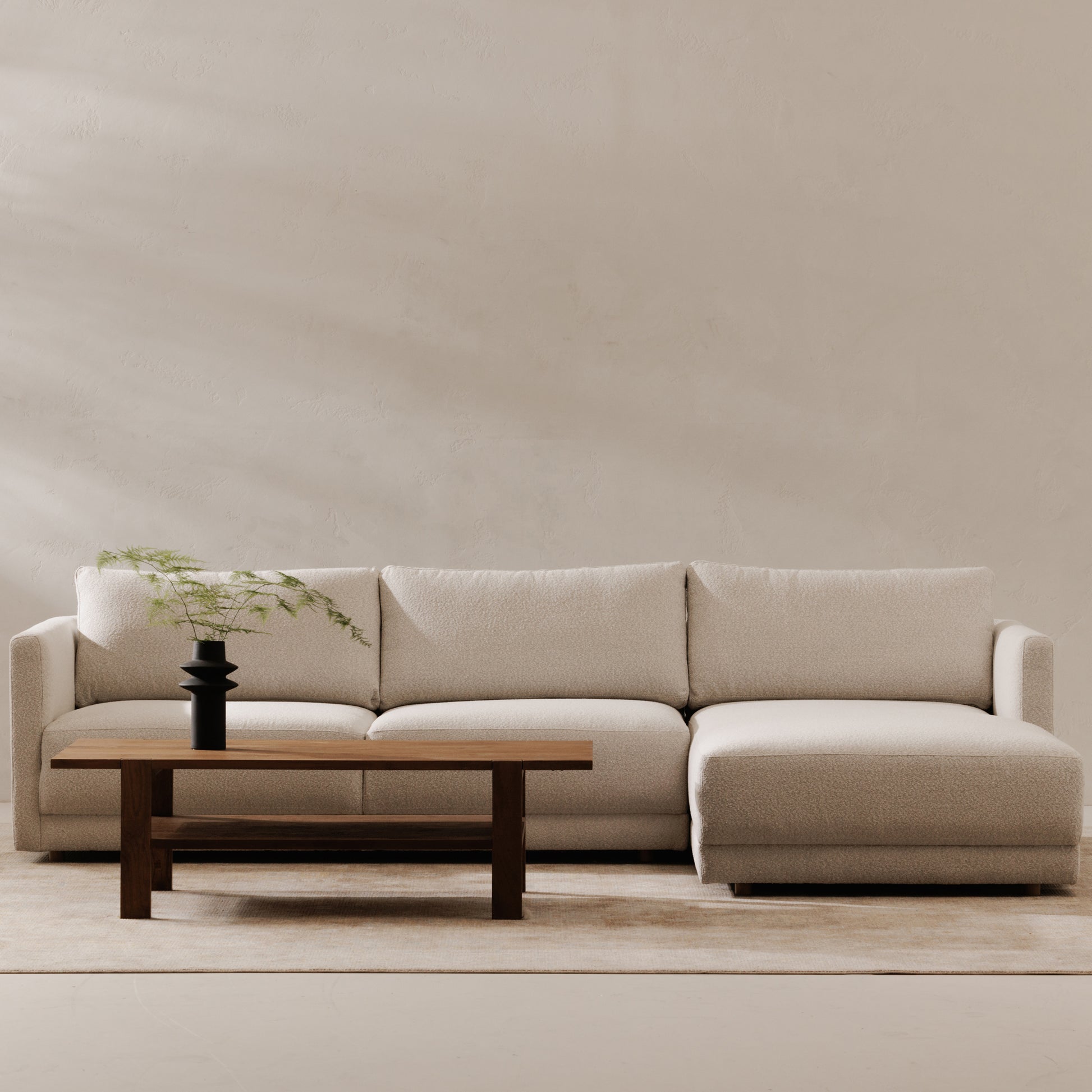 Bryn Sectional Right Oyster - Central Designs