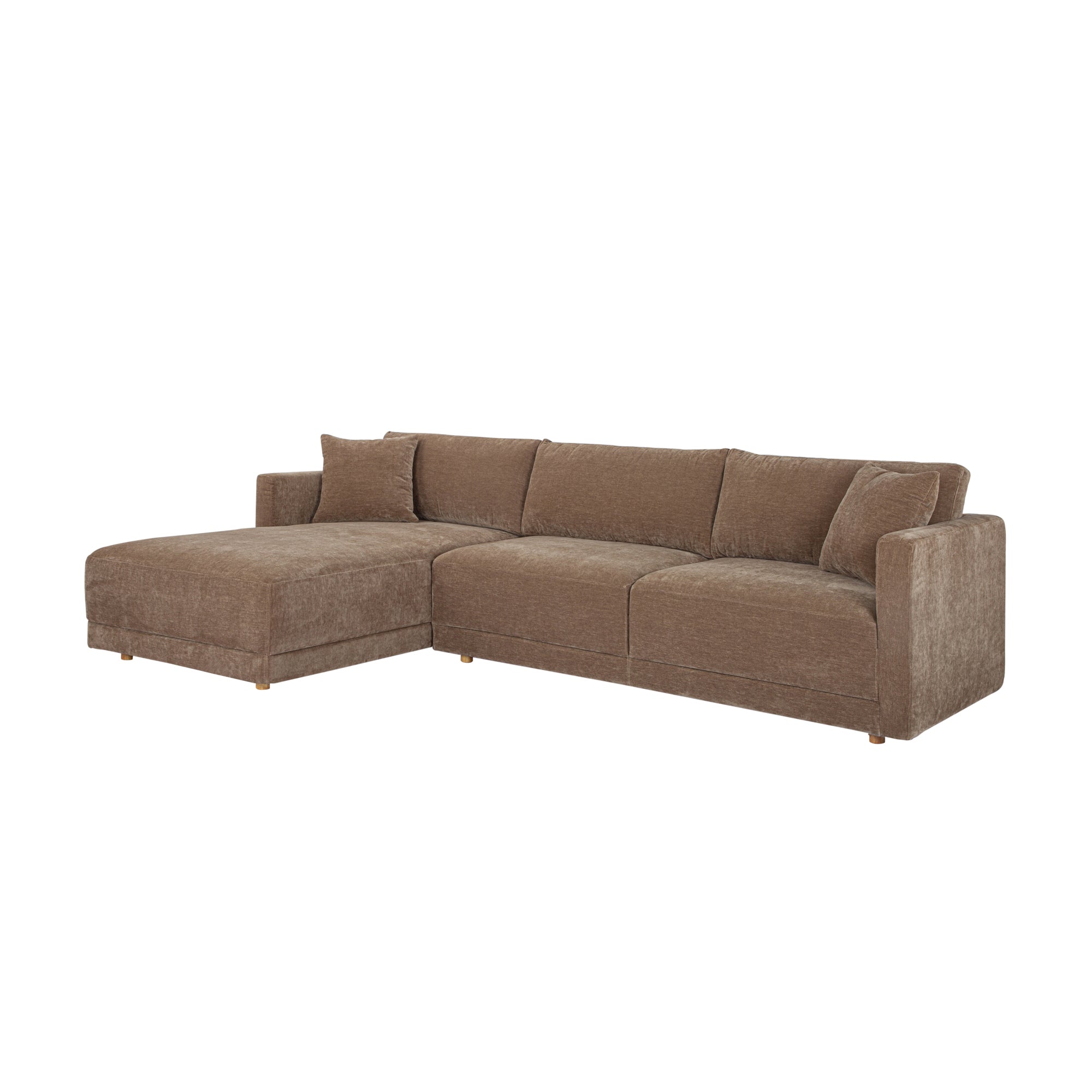 Bryn Sectional Camel Left - Central Designs