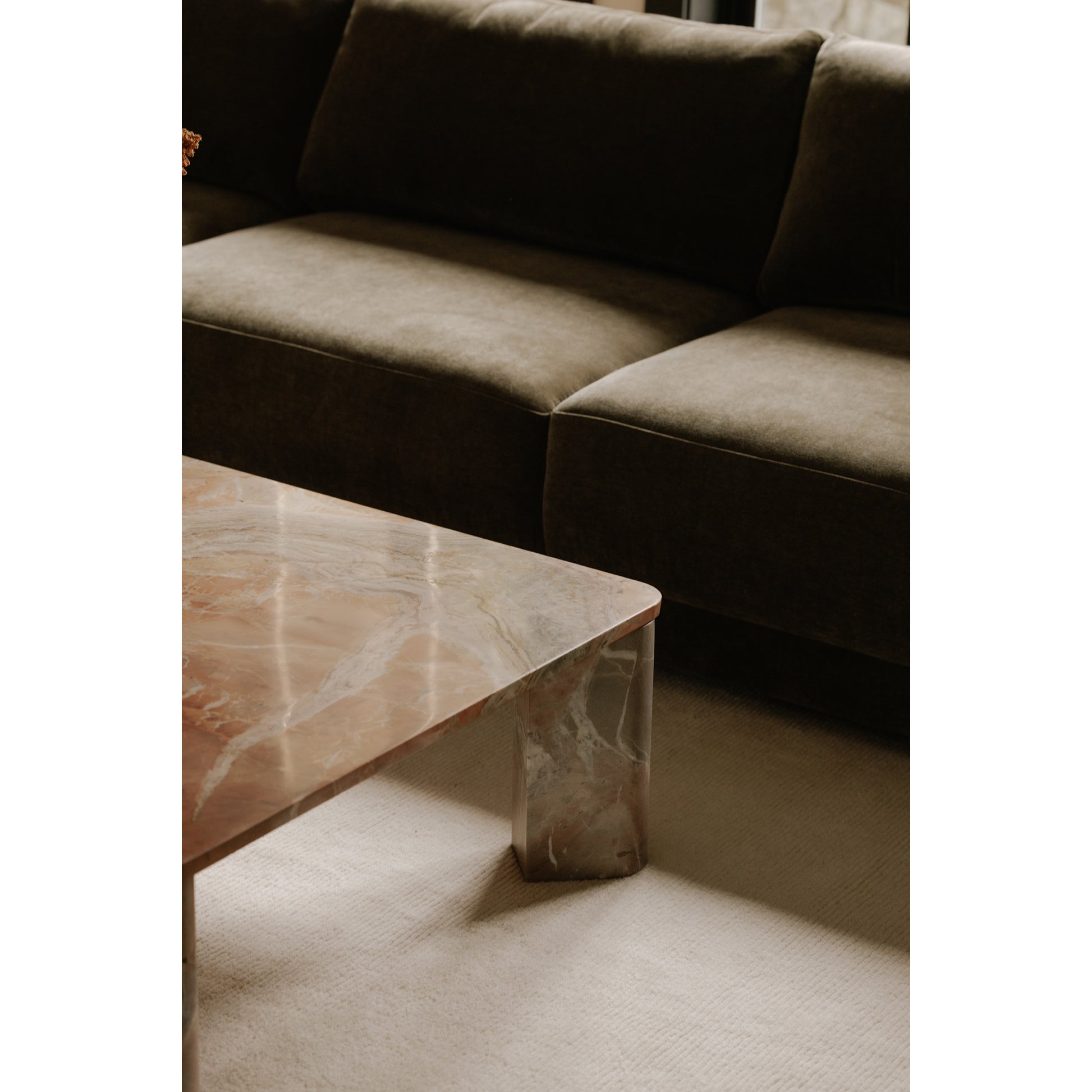 Bryn Sectional Right Heritage Cedar Green - Central Designs