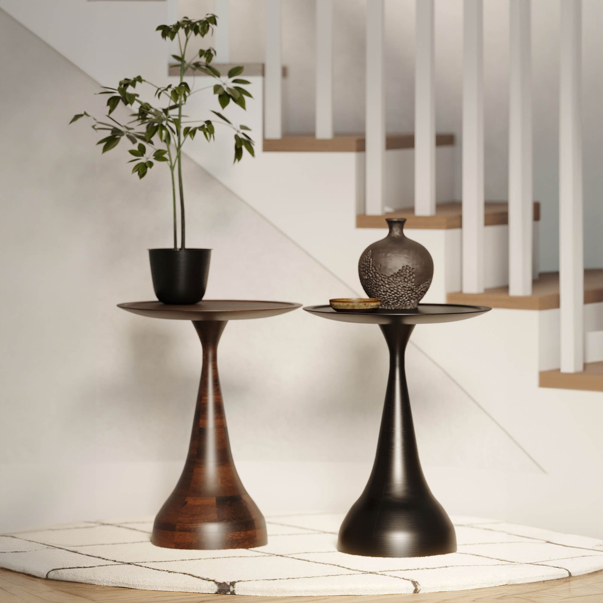 Polina Side Table – Ebony - Central Designs