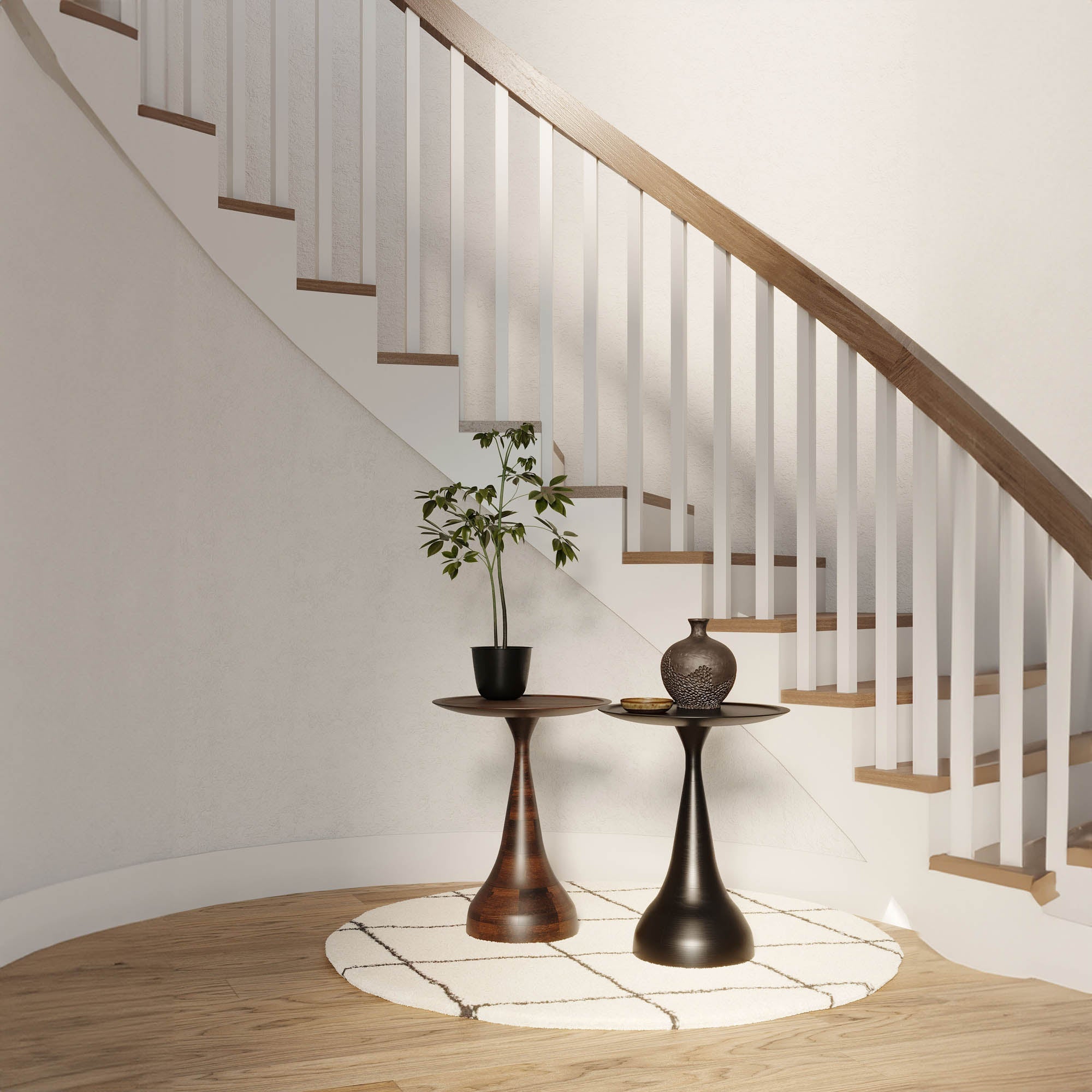 Polina Side Table – Bronze - Central Designs