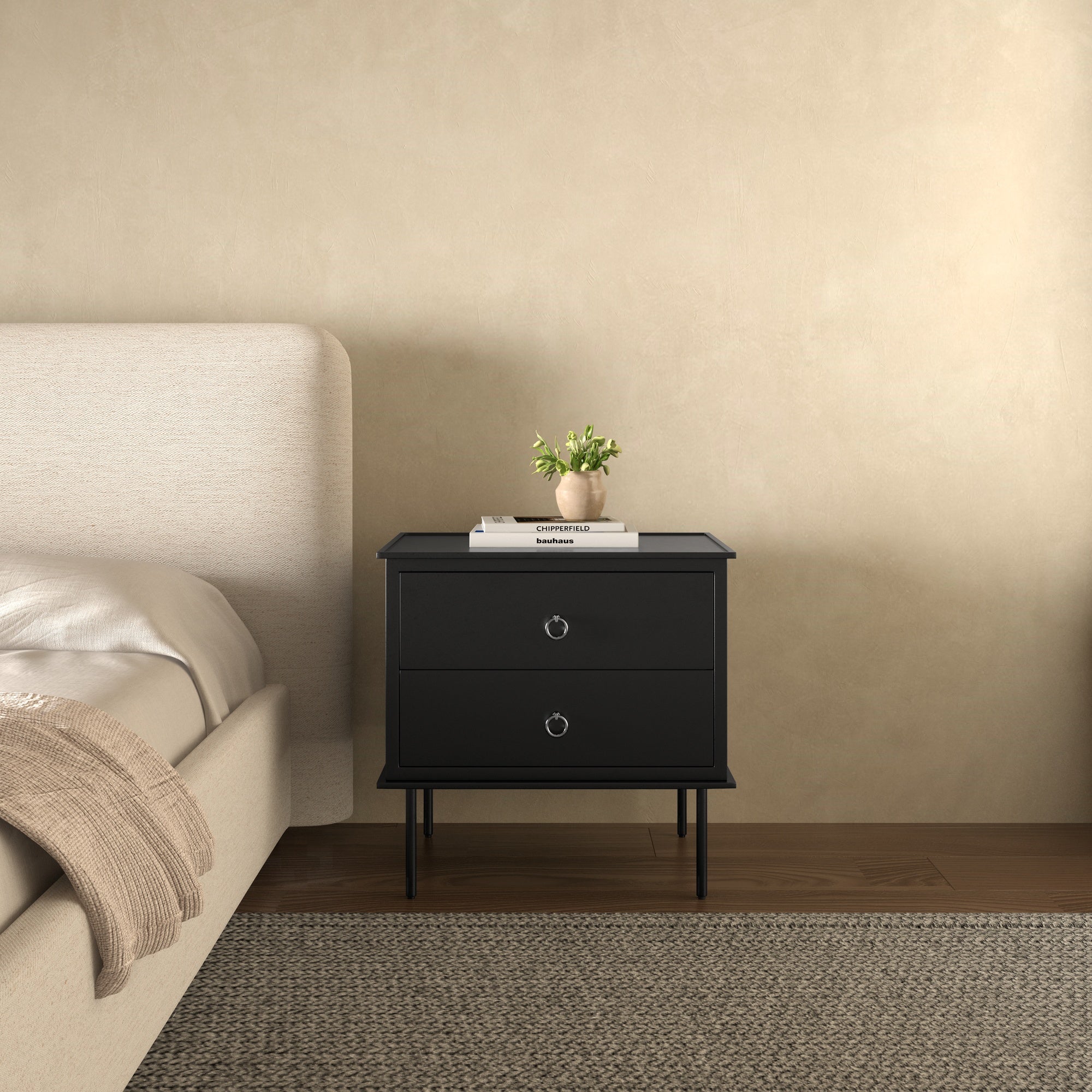 Reagan Nightstand Black