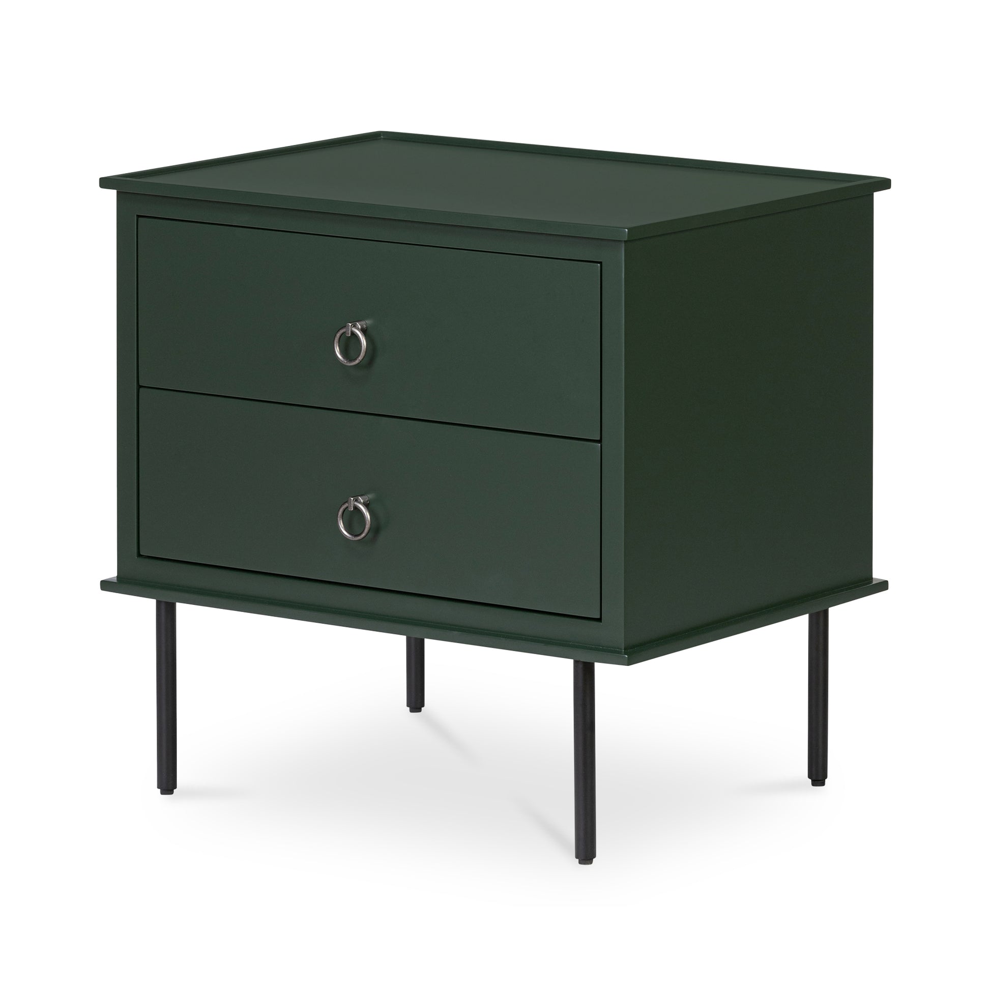 Reagan Nightstand Deep Green - Central Designs