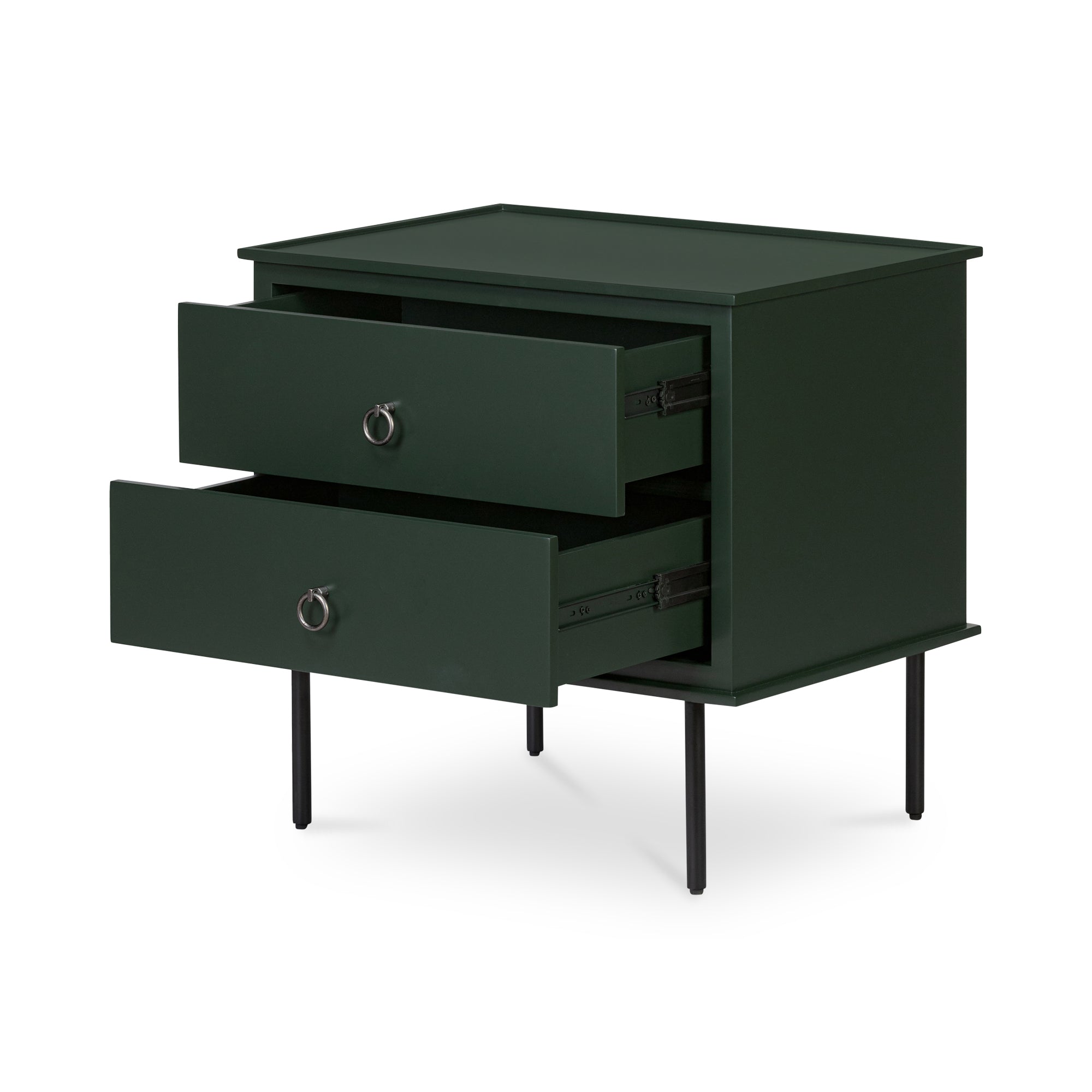 Reagan Nightstand Deep Green - Central Designs