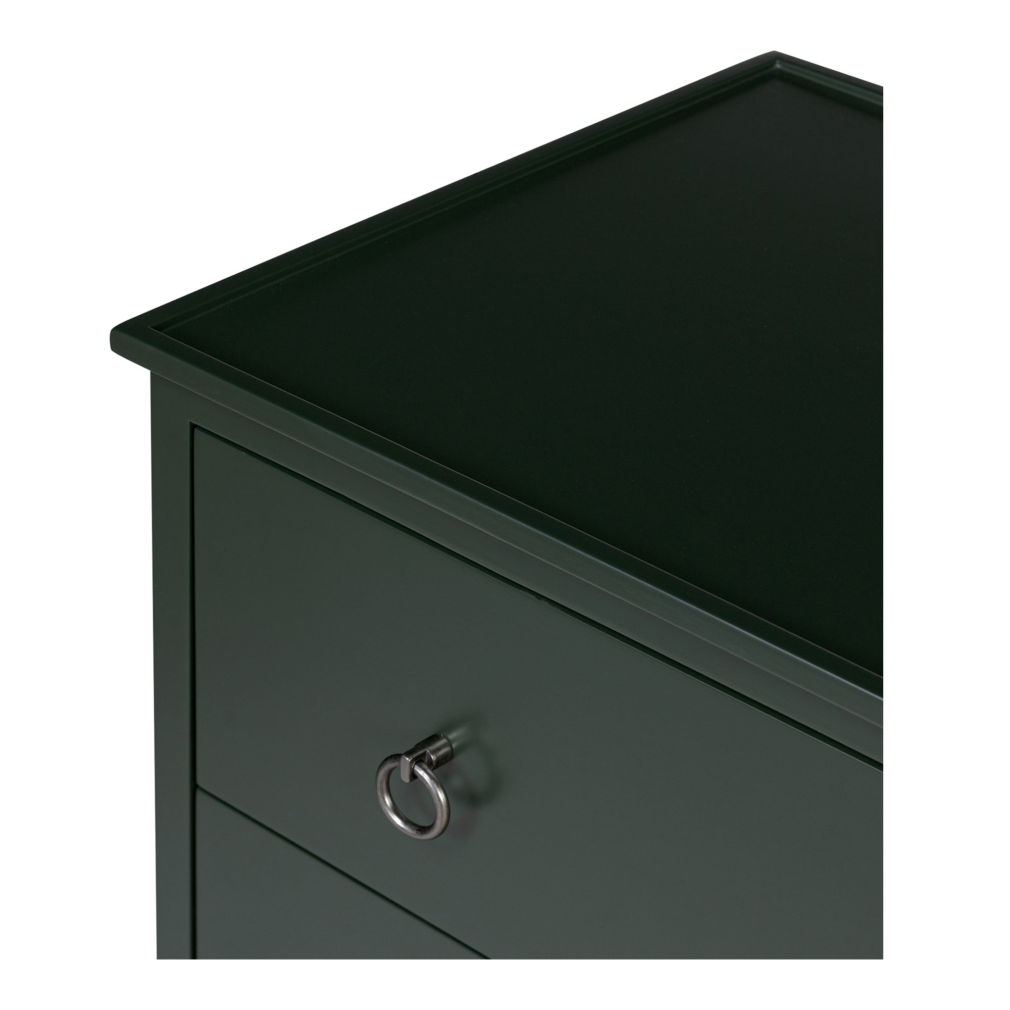 Reagan 3 Drawer Nightstand Deep Green - Central Designs