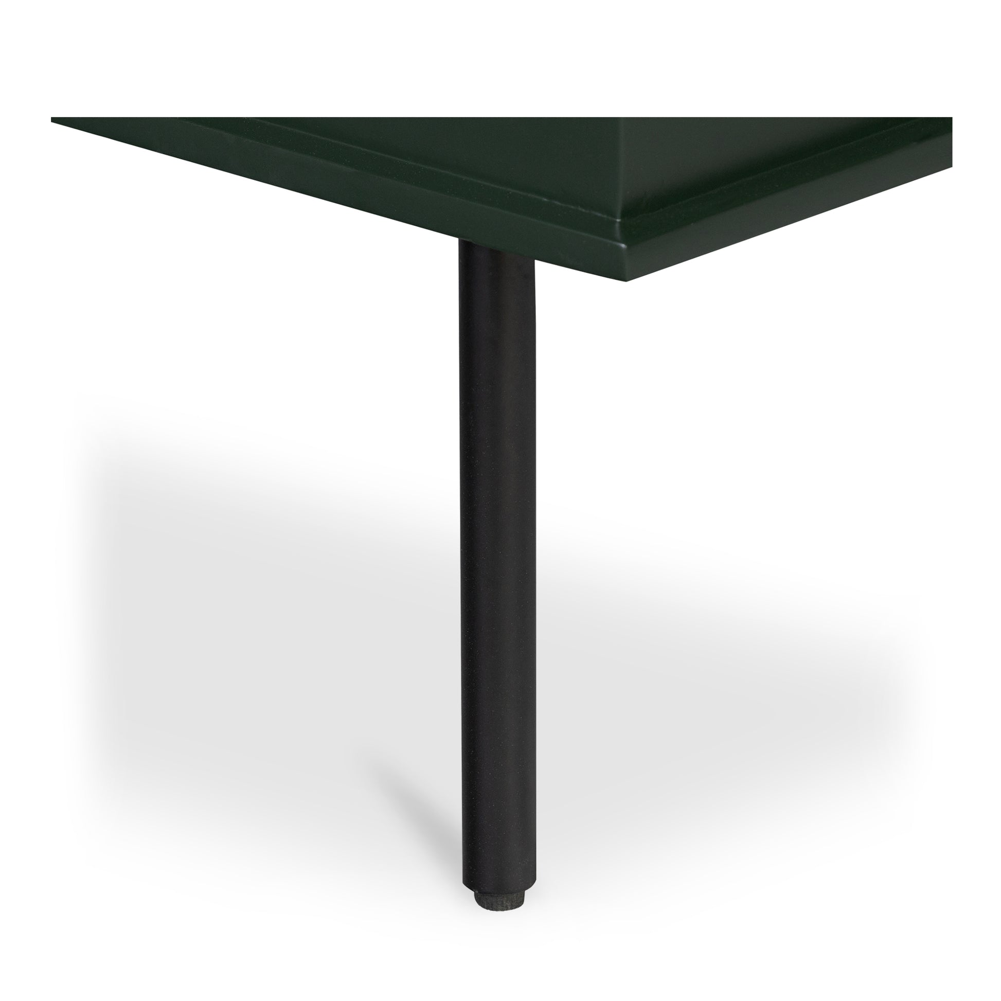 Reagan 3 Drawer Nightstand Deep Green - Central Designs