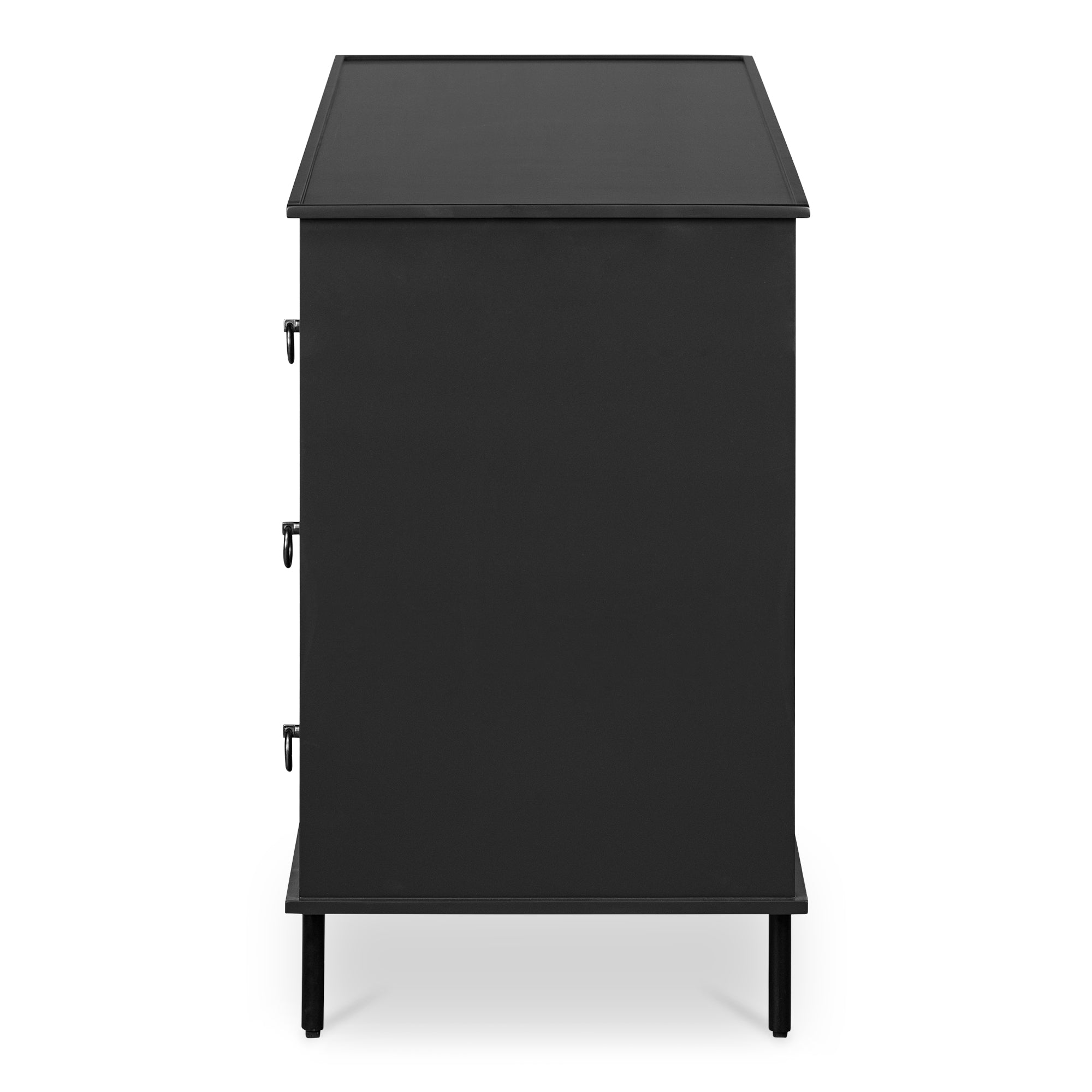 Reagan 6 Drawer Dresser Black - Central Designs
