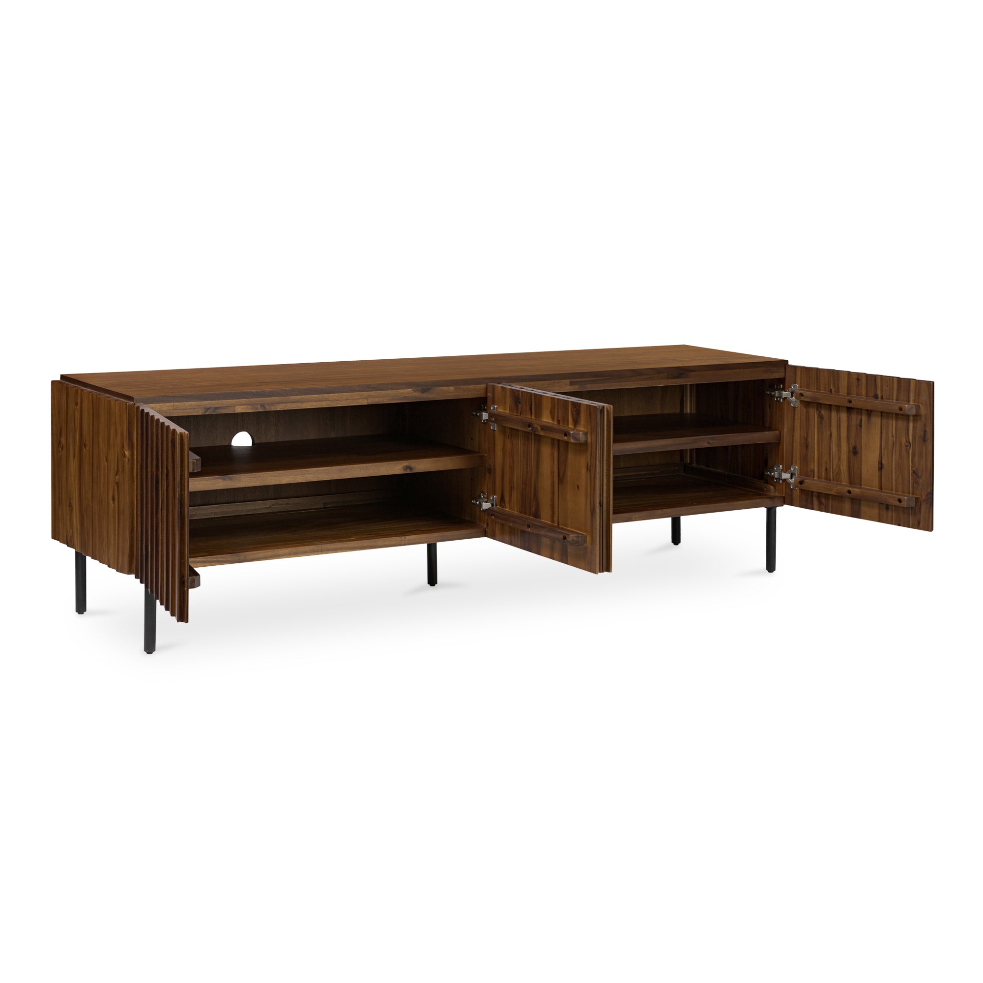 Lincoln Media Cabinet Brown - Central Designs