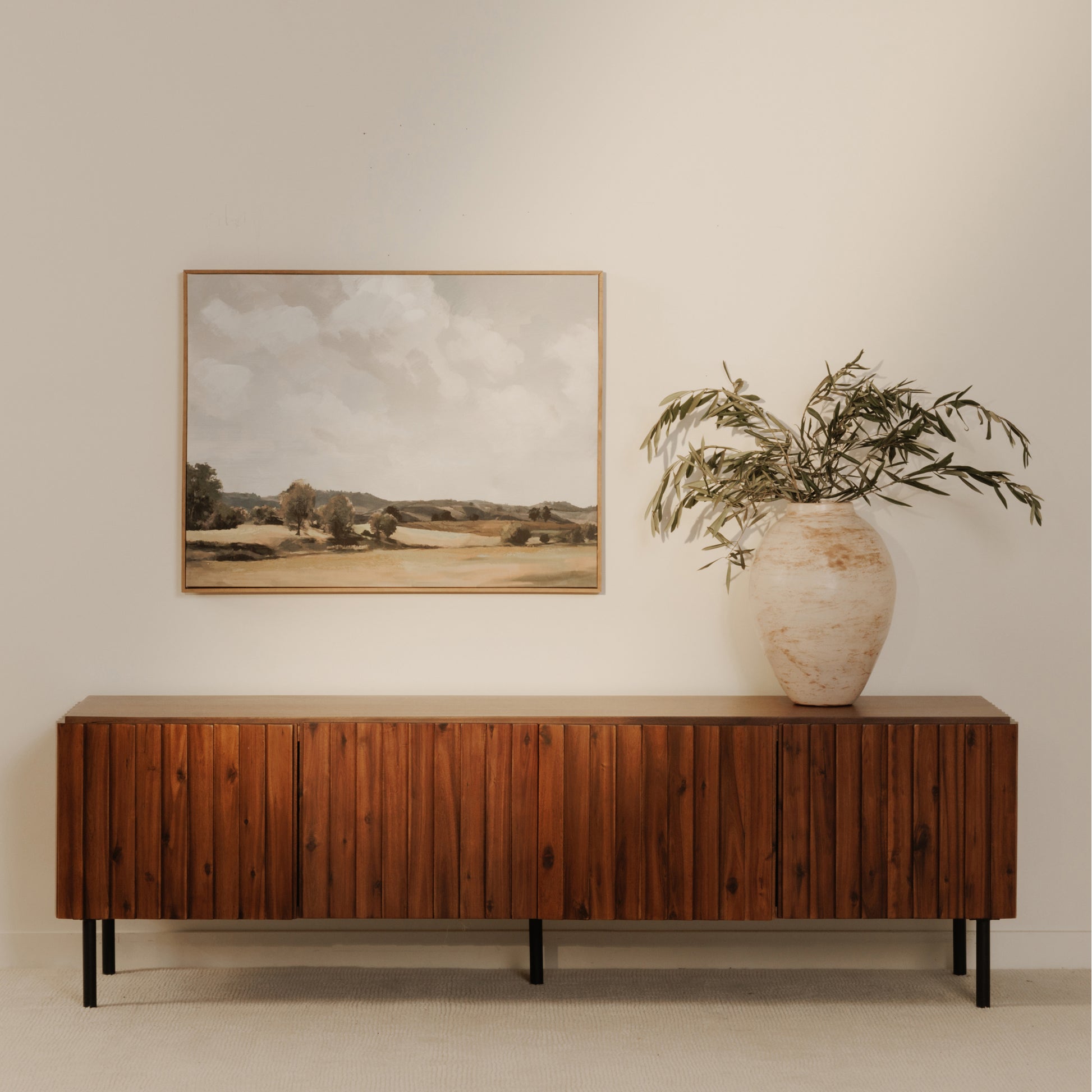 Lincoln Media Cabinet Brown - Central Designs