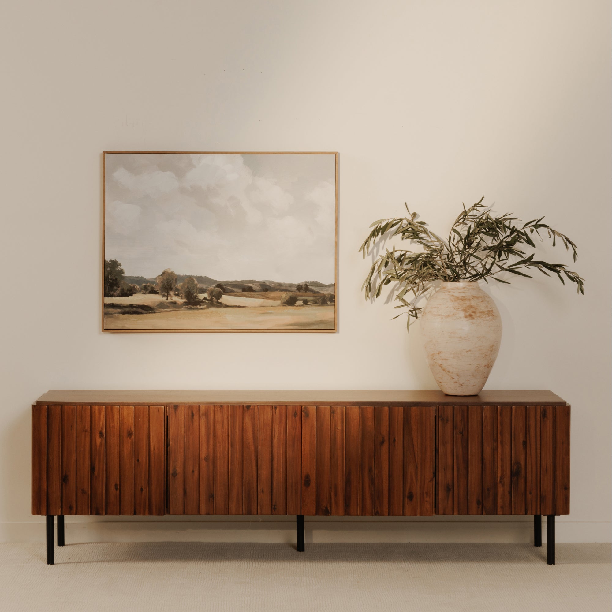 Lincoln Media Cabinet Brown - Central Designs