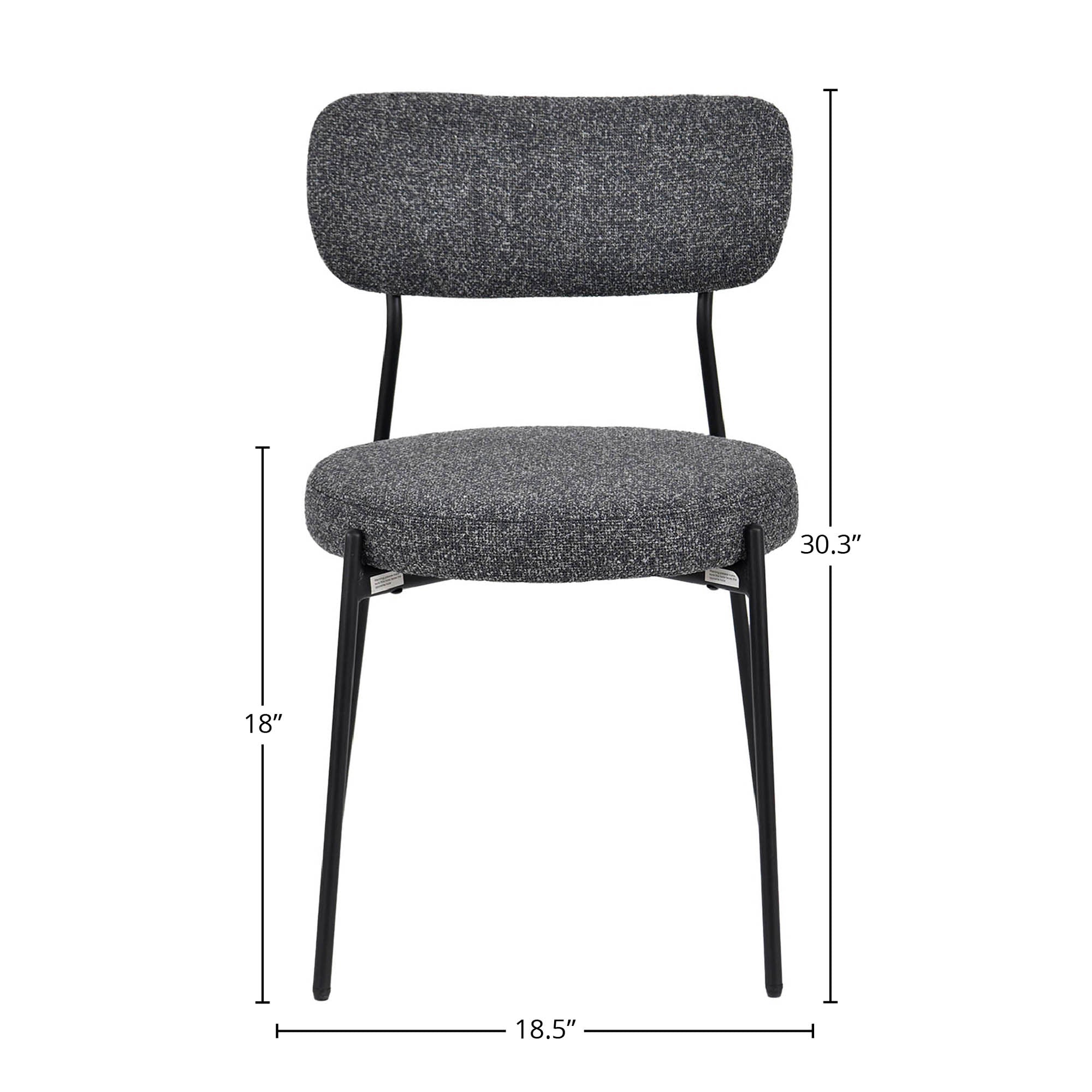 Kai Dining Chair - Chunky Grey