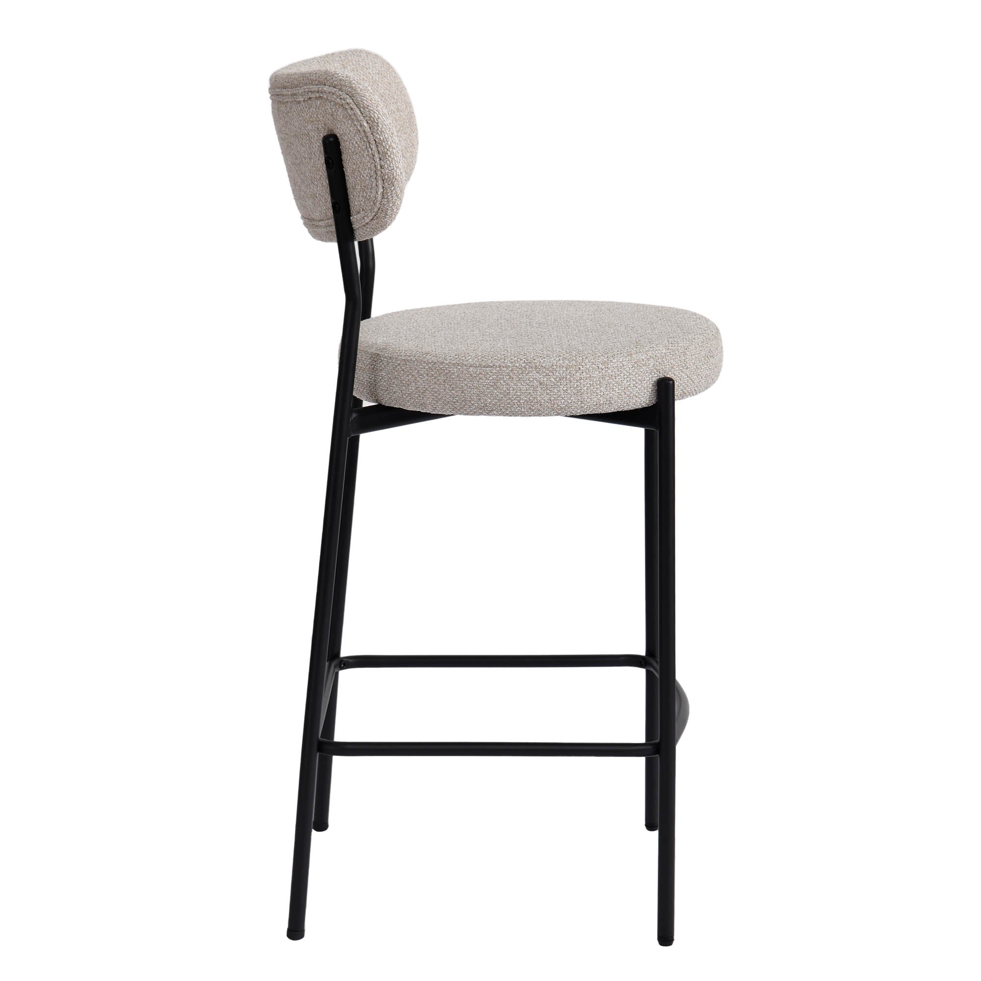 Kai Counter Stool - Bone White - Central Designs
