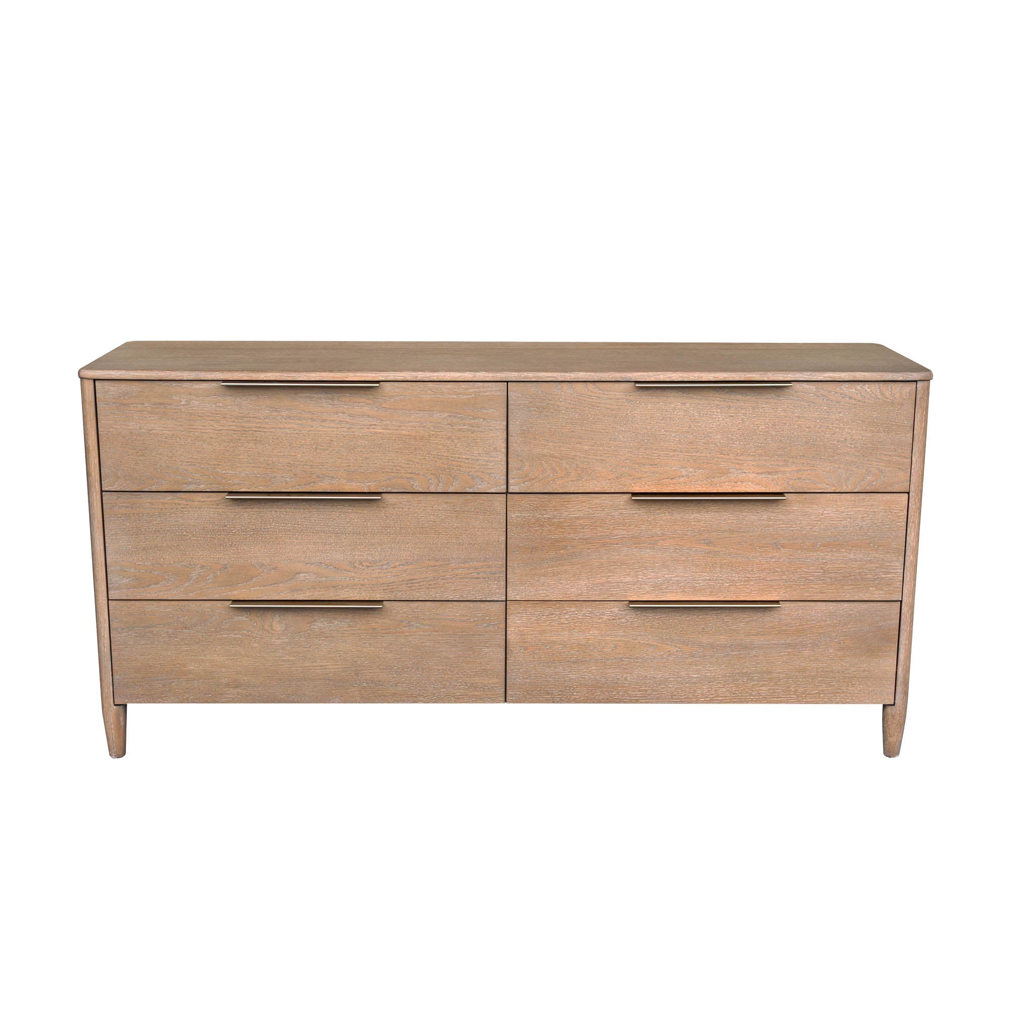 Kamelia 6 Drawer Dresser - Sand - Central Designs