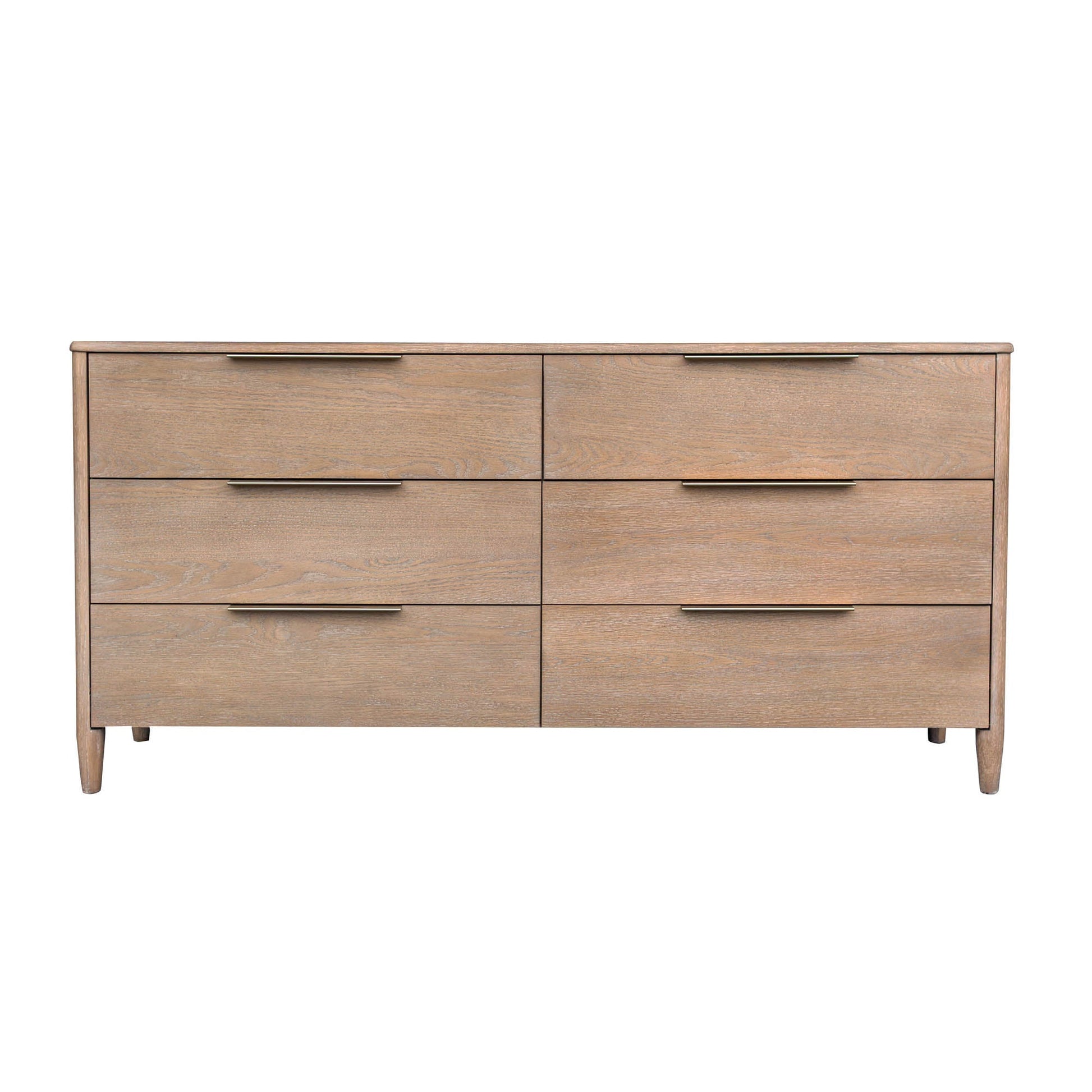 Kamelia 6 Drawer Dresser - Sand - Central Designs