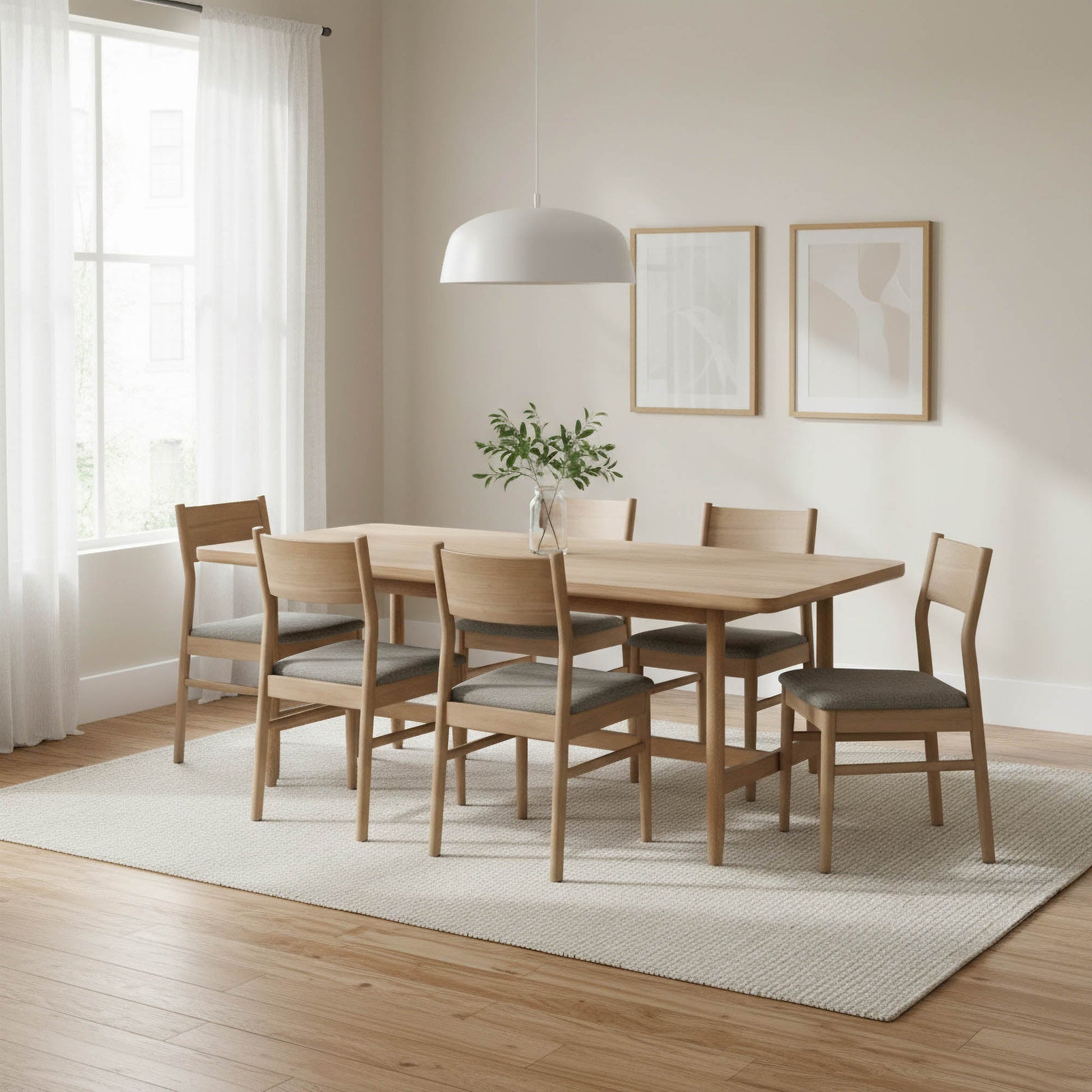 Kamelia Dining Table - Sand - Central Designs