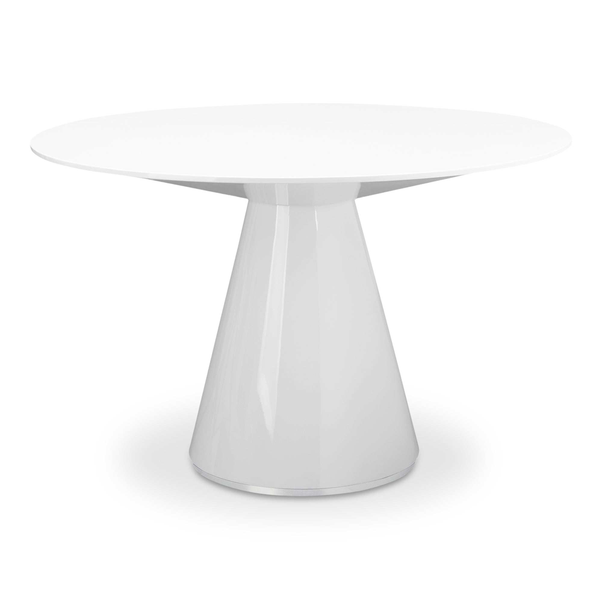 Otago 47In Round Dining Table White