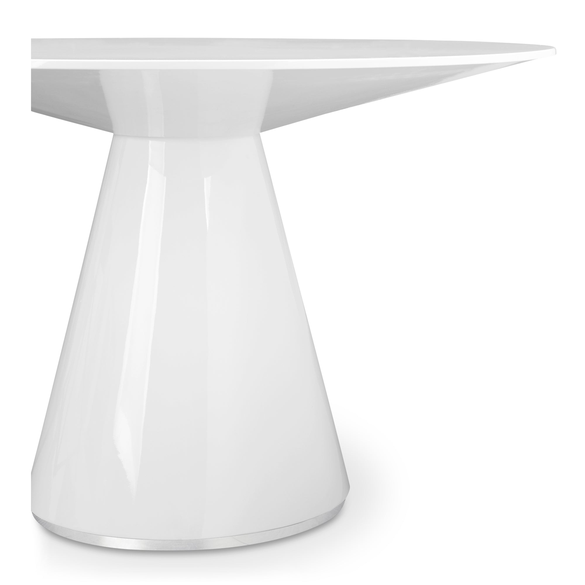 Otago 47In Round Dining Table White