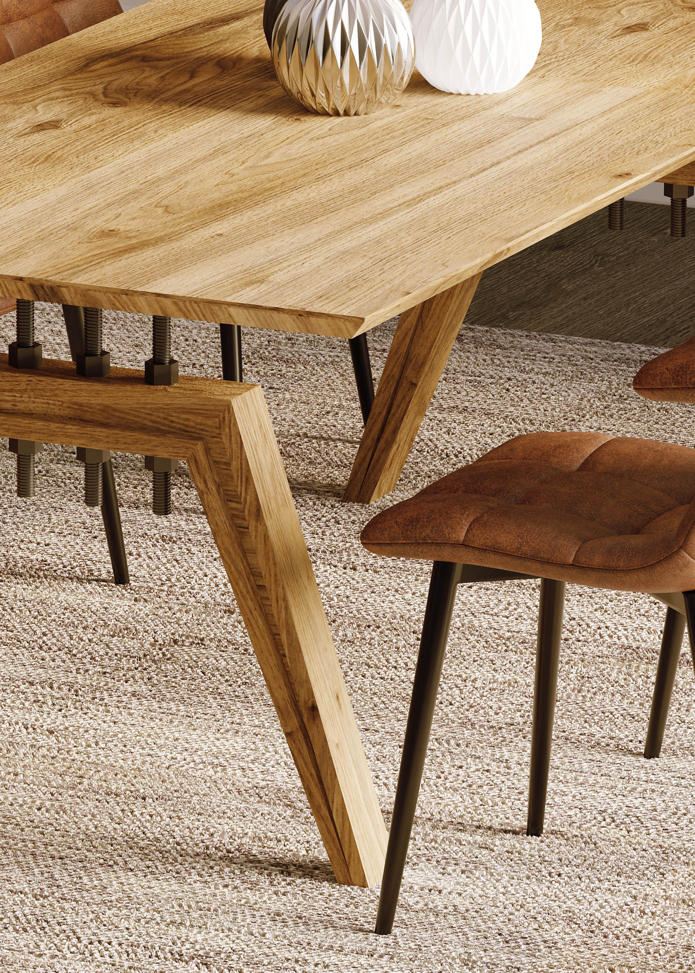 Landmark Dining Table 84" - Central Designs