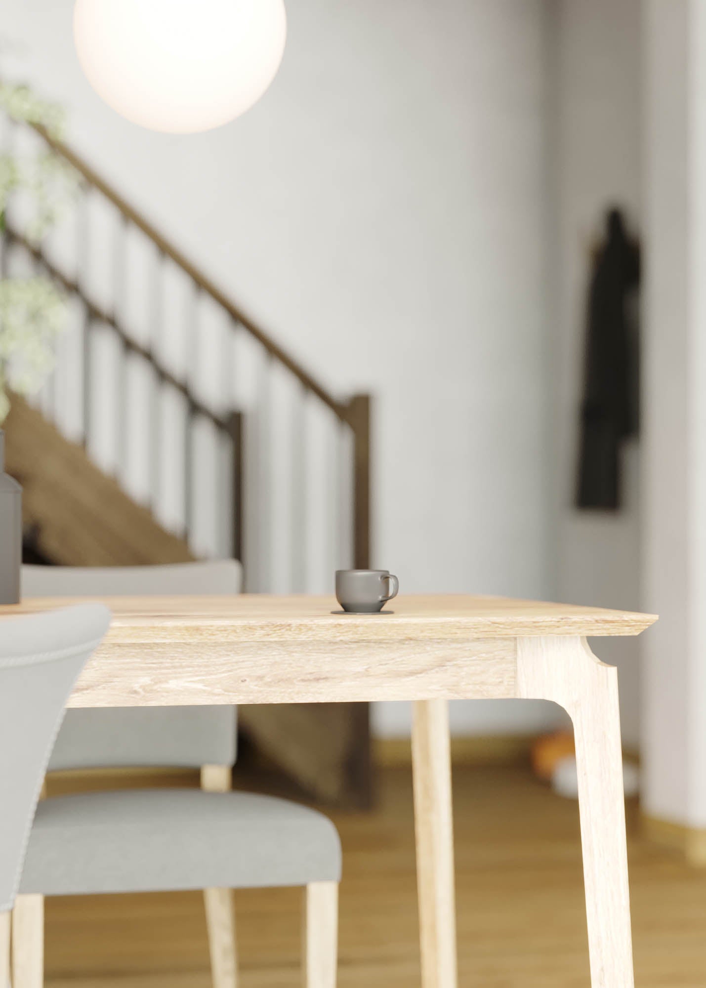 Kenzo Dining Table Small 60” – Natural - Central Designs