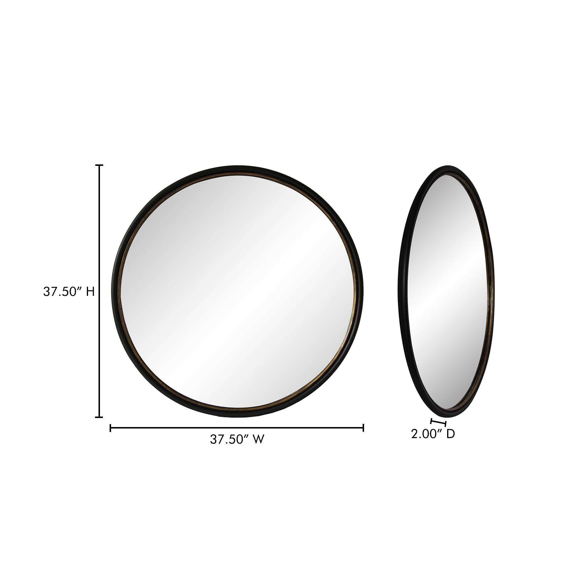 Sax Round Mirror