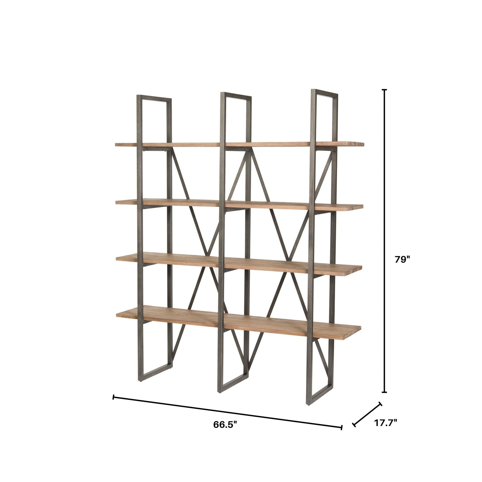 Kenya Large Cain Rack - Salvaged Grey - Central Designs