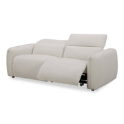 Eli Power Recliner Sofa Warm White - Central Designs
