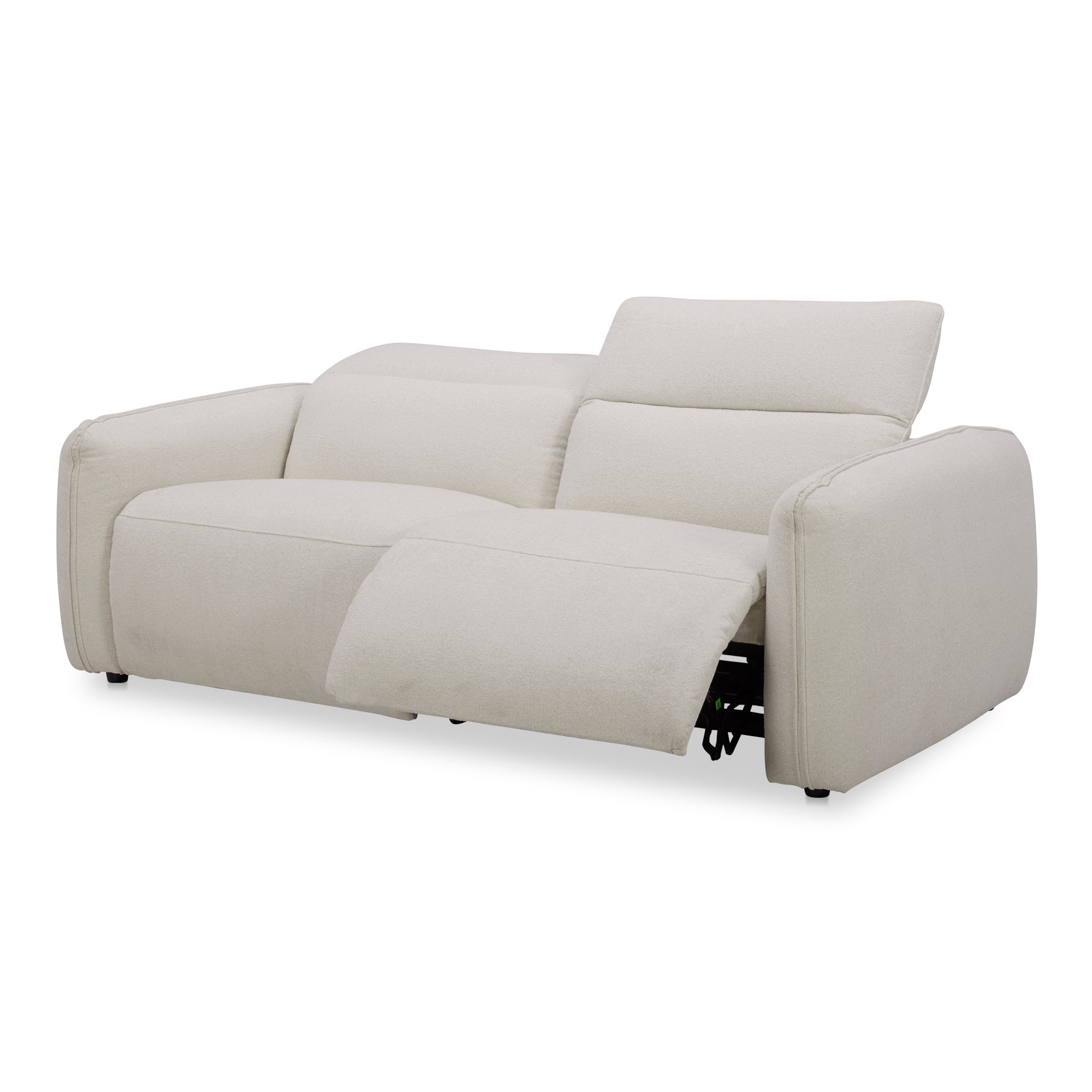 Eli Power Recliner Sofa Warm White - Central Designs