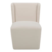 Cormac Rolling Dining Chair Cream