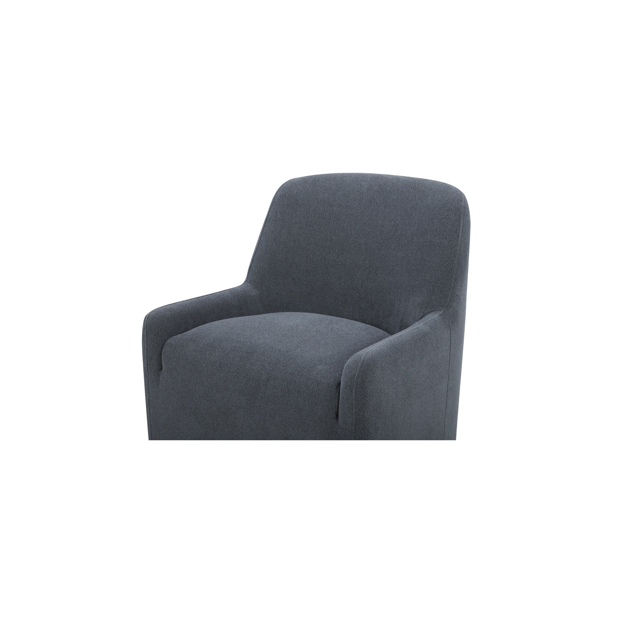 Maisie Rolling Dining Chair Slate Blue - Central Designs