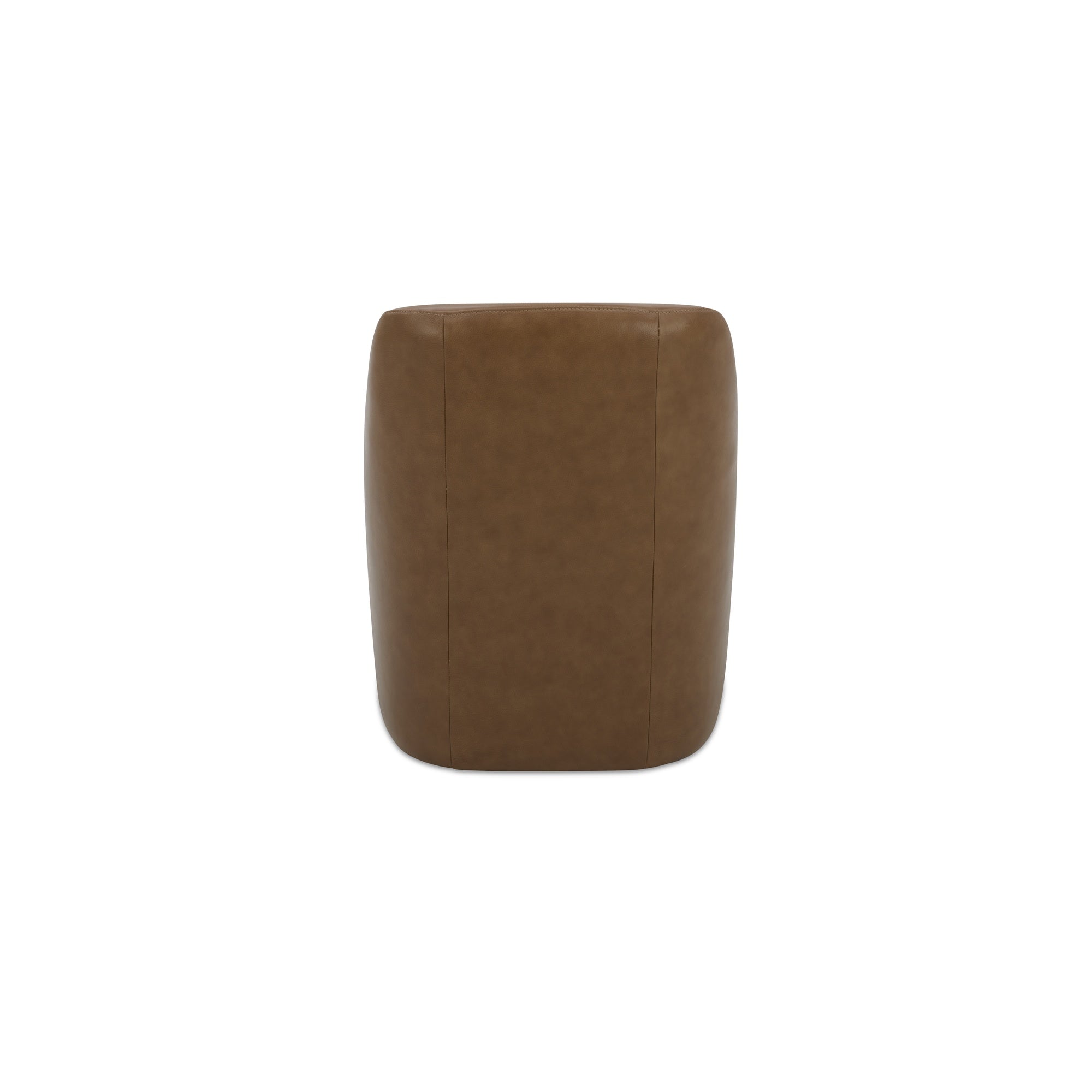 Maisie Rolling Dining Chair Tan Leather - Central Designs