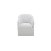 Sandy Rolling Dining Chair Off White - Central Designs