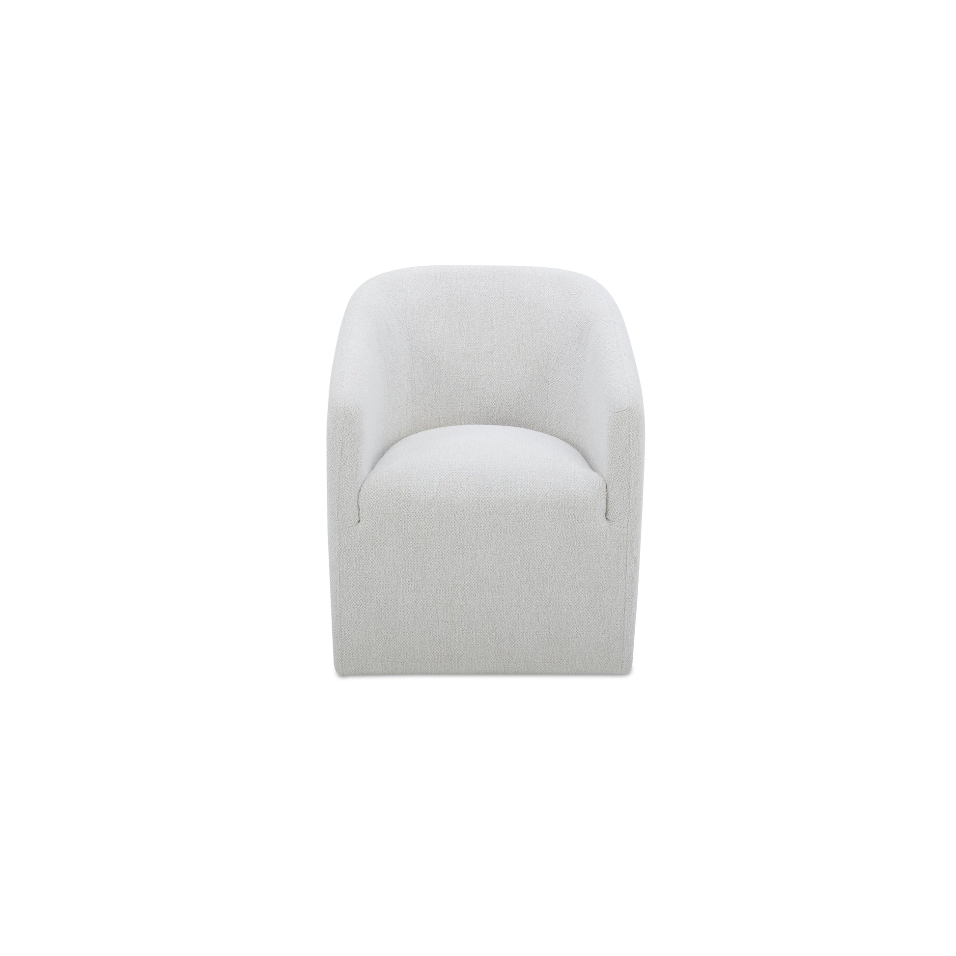 Sandy Rolling Dining Chair Off White - Central Designs