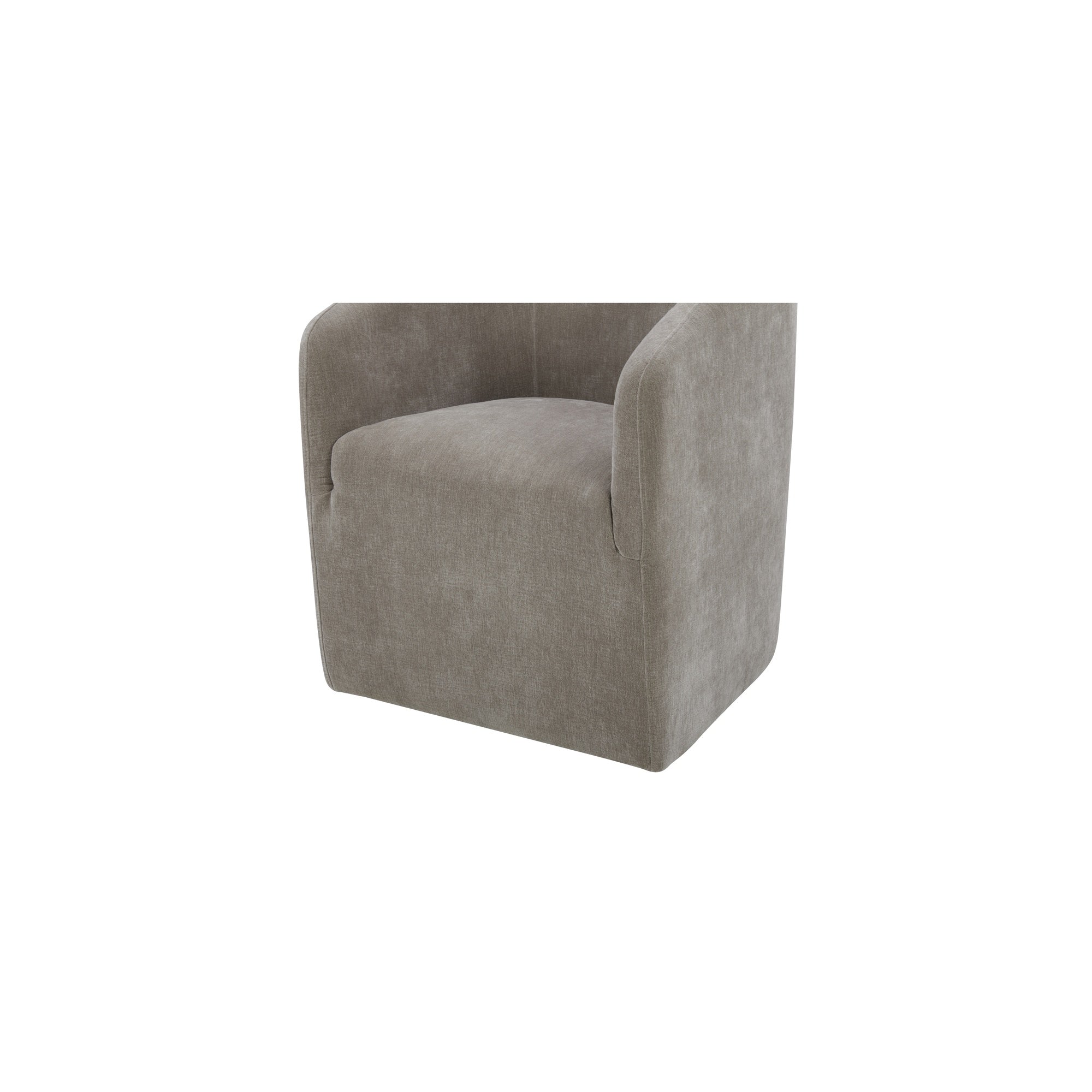 Sandy Rolling Dining Chair Taupe - Central Designs