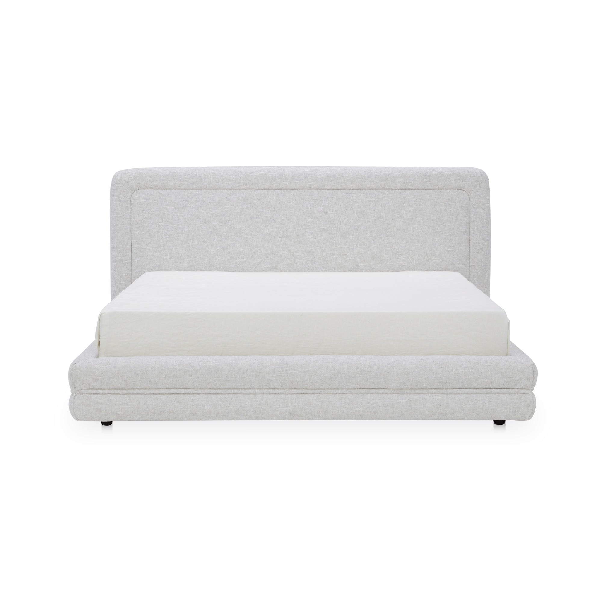 Tory Queen Bed Pebble - Central Designs