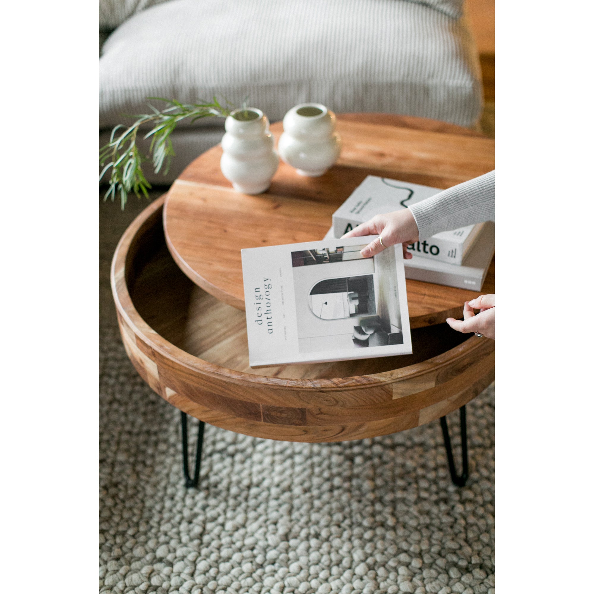 Privado Storage Coffee Table Natural - Central Designs