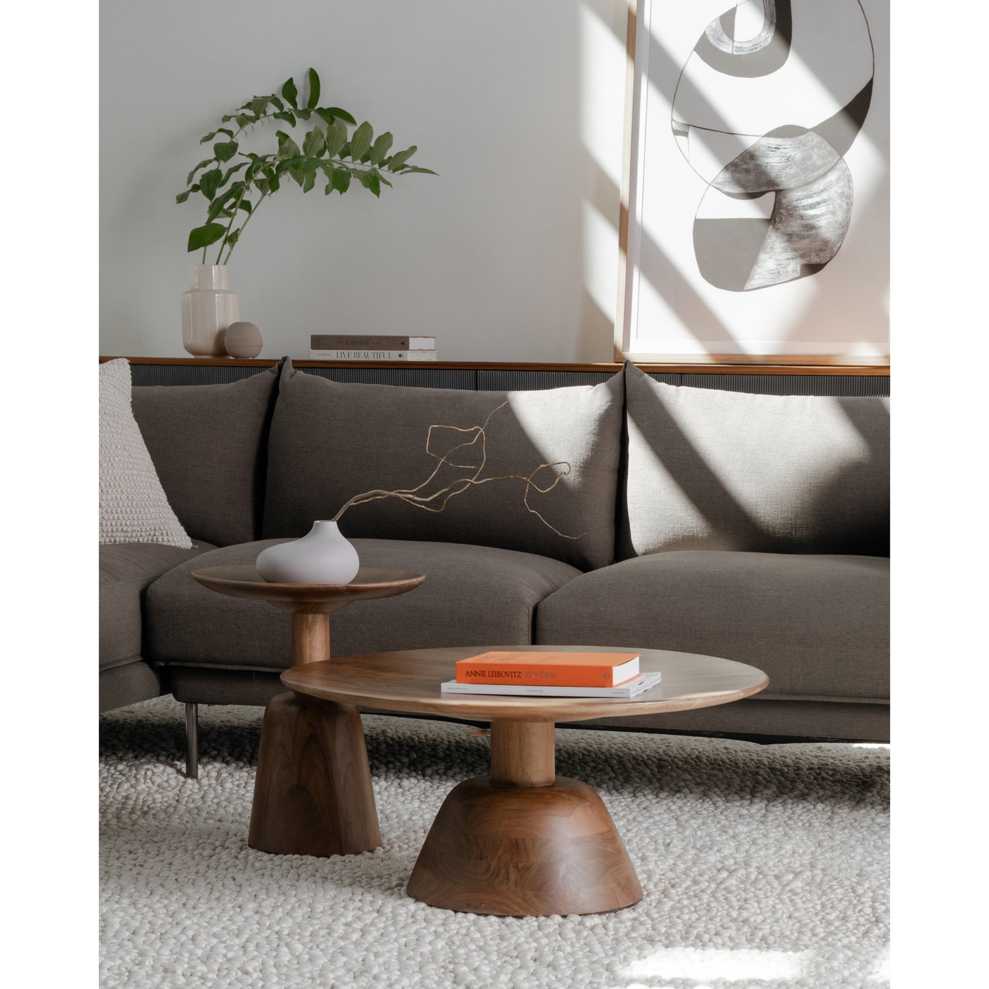 Nels Coffee Table Dark Brown - Central Designs