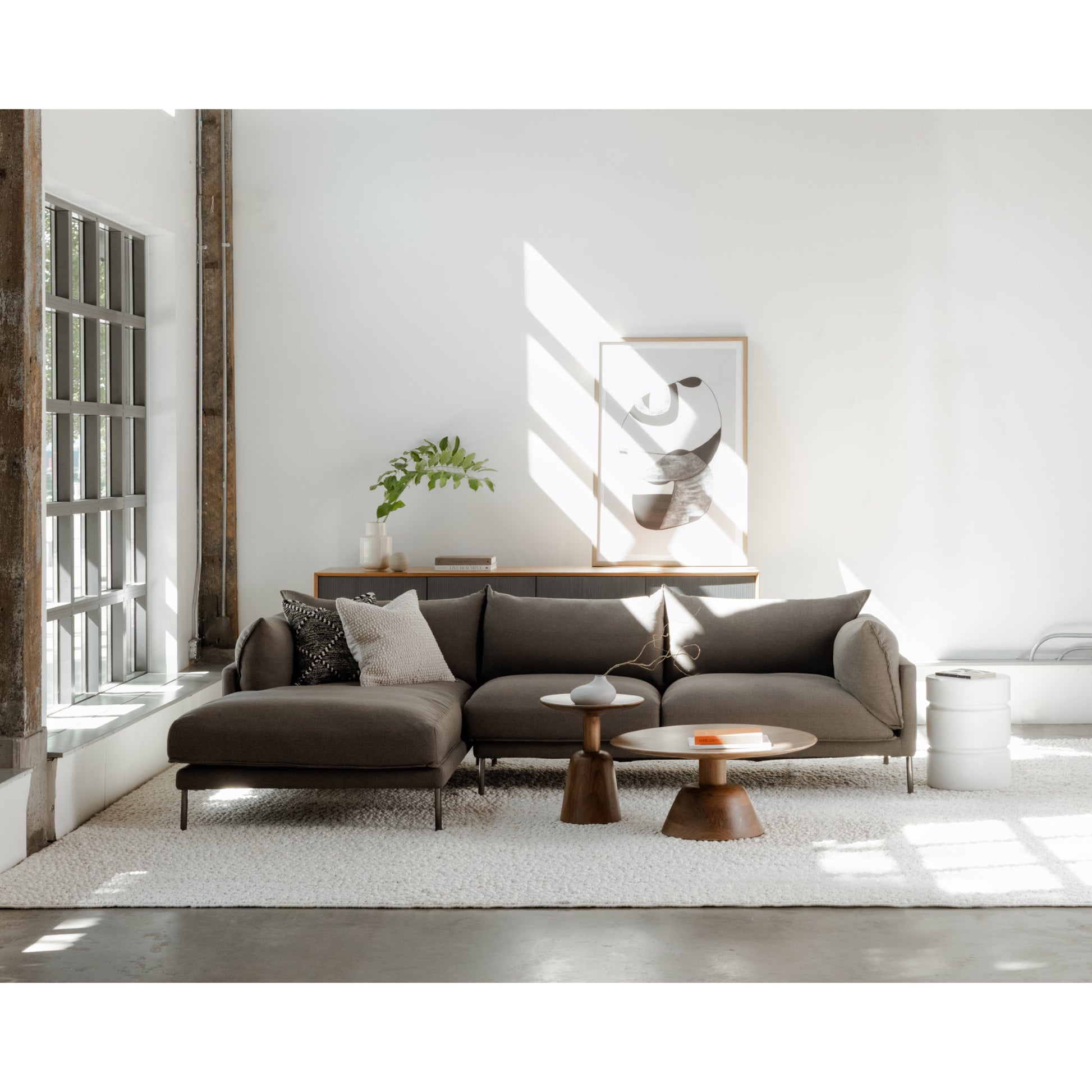 Nels Coffee Table Dark Brown - Central Designs