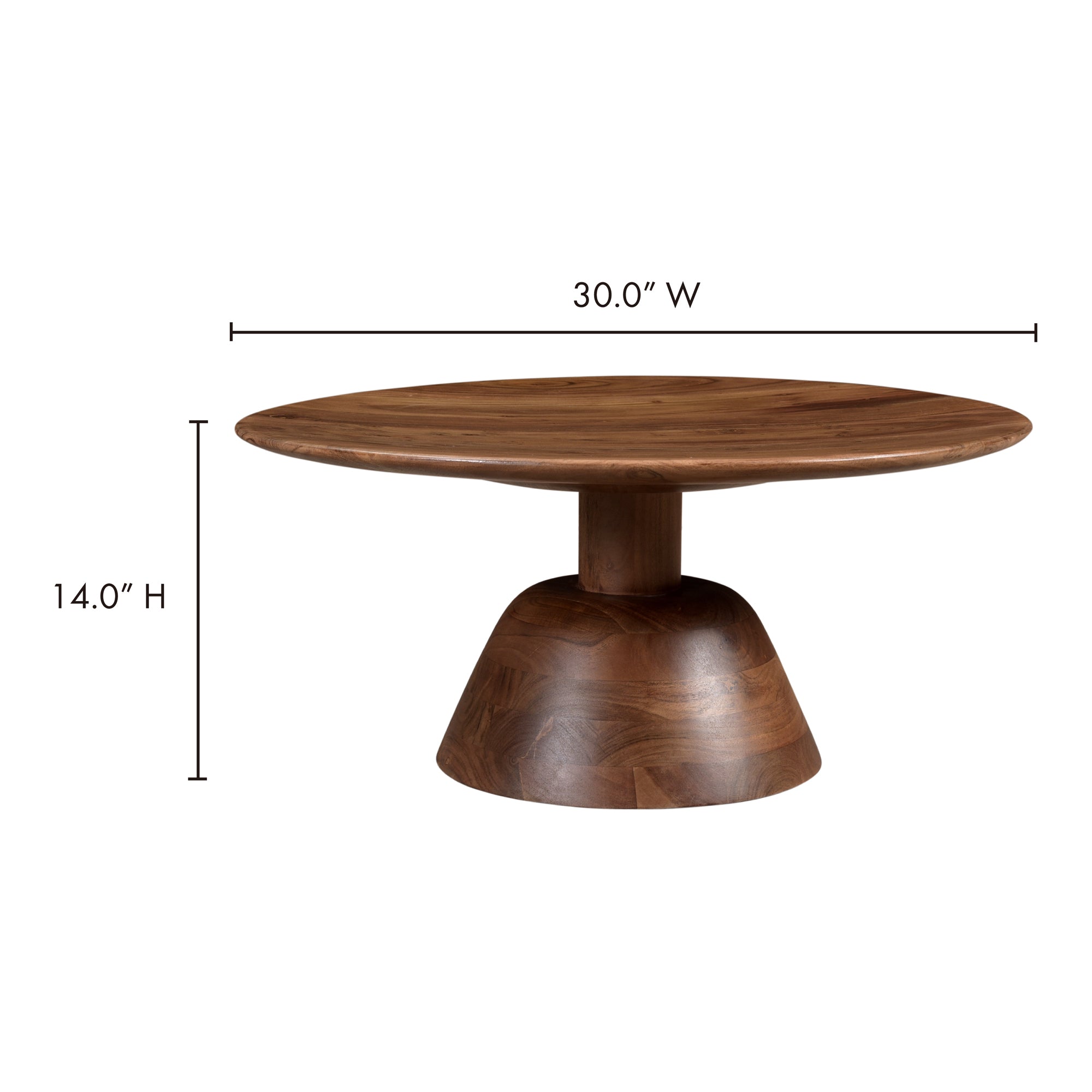 Nels Coffee Table Dark Brown - Central Designs