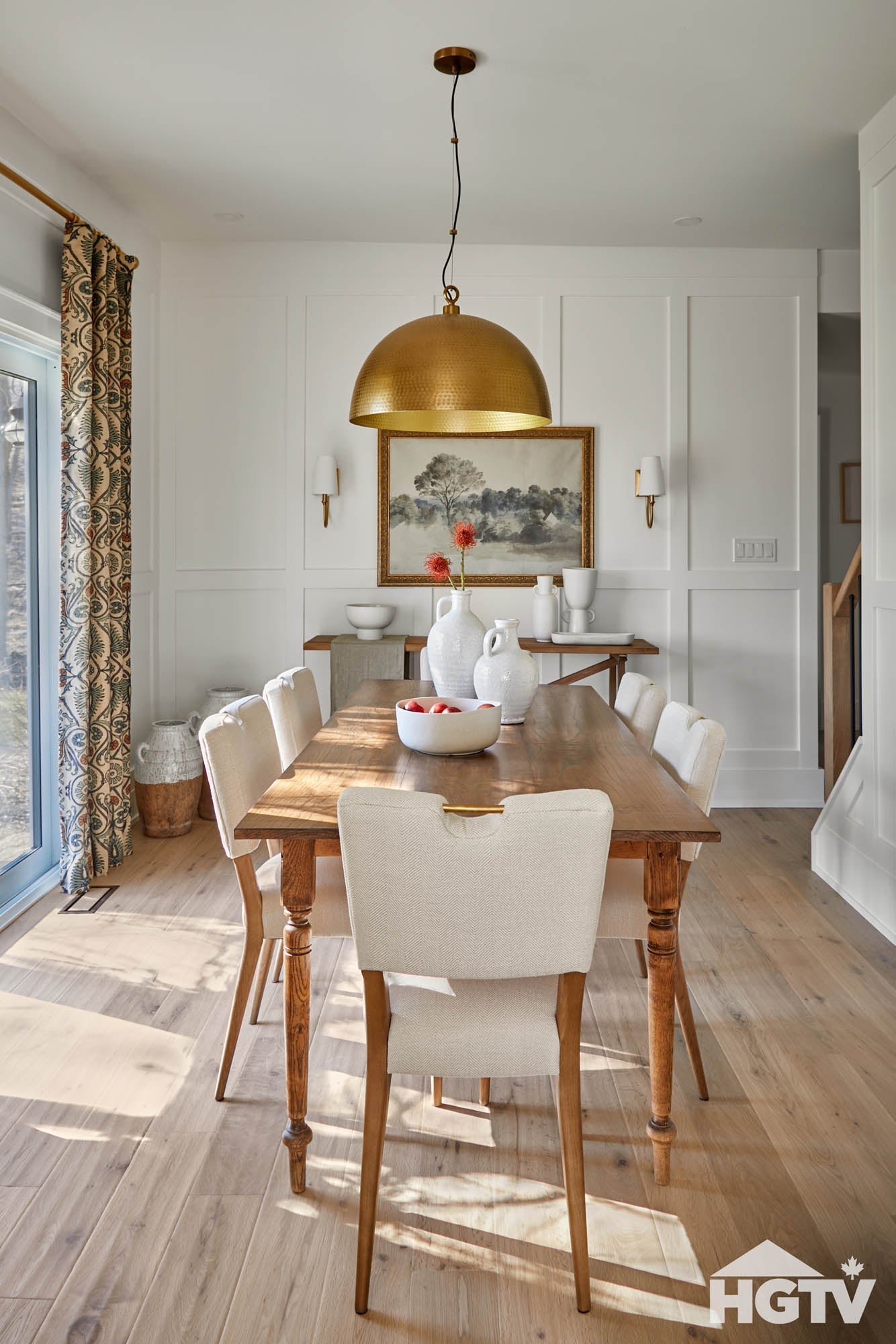 Luella Dining Chair - Sandy Beige/Cool Brown Legs - Central Designs