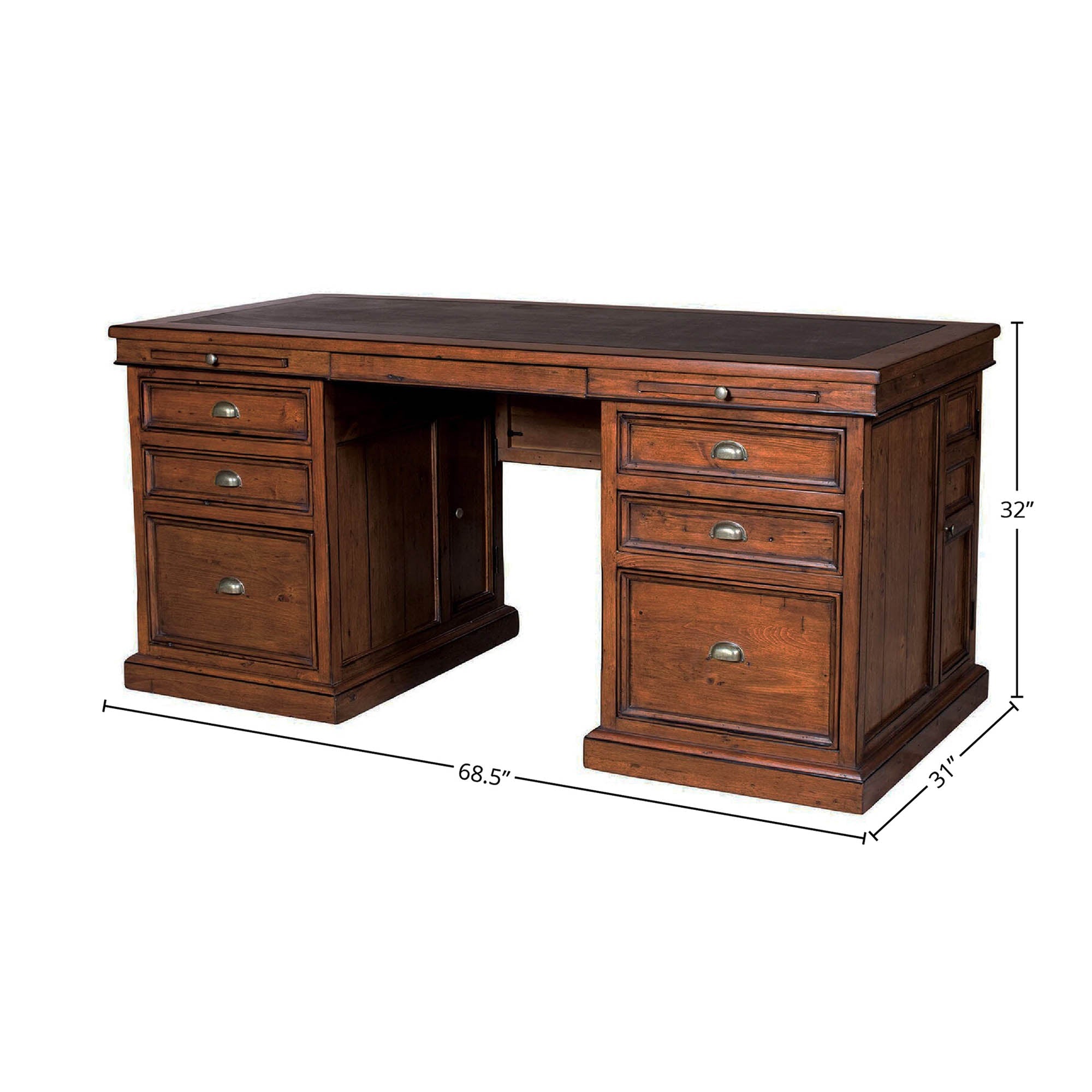 Lifestyle Double Desk - African Dusk - Central Designs