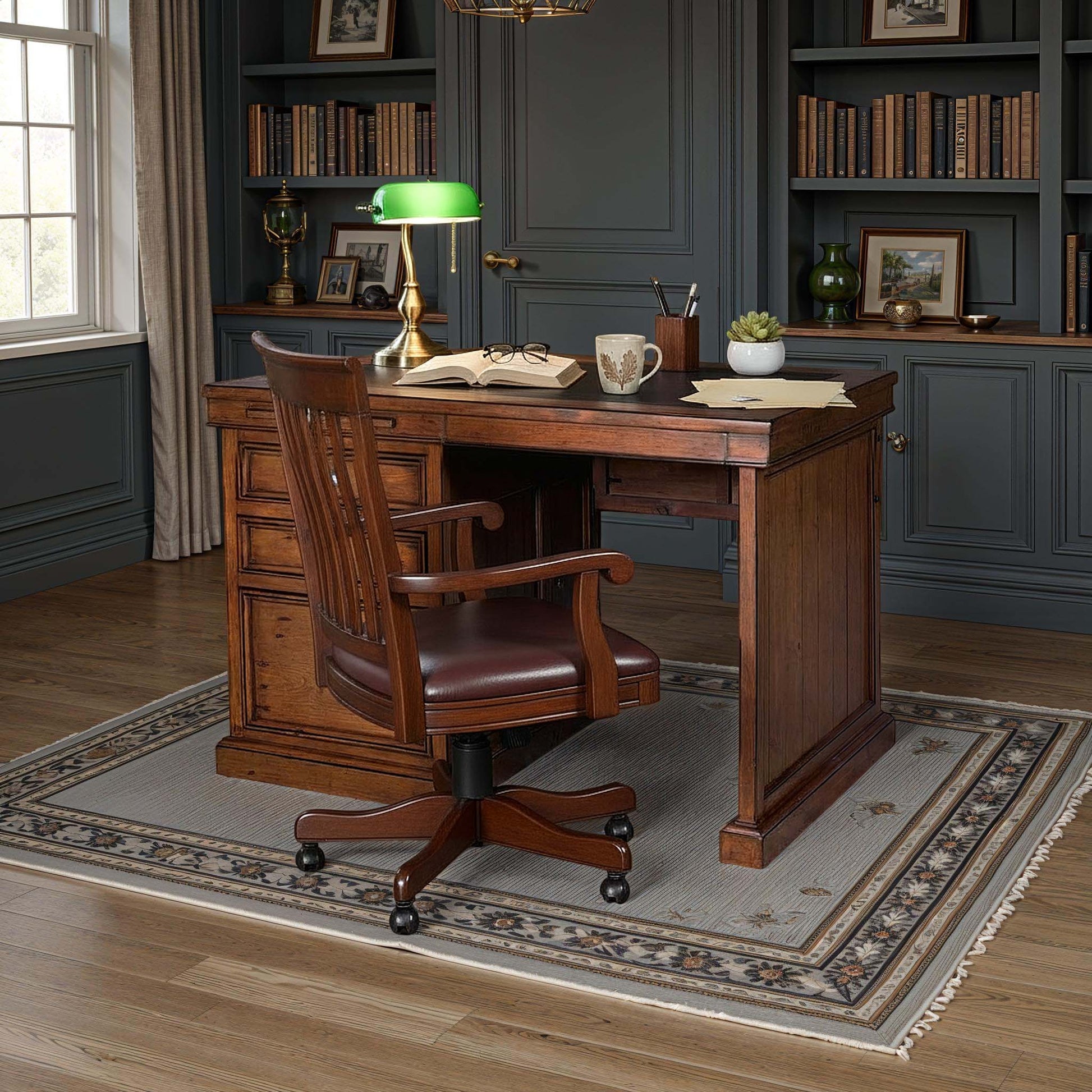 Lifestyle Single Desk - African Dusk - Central Designs