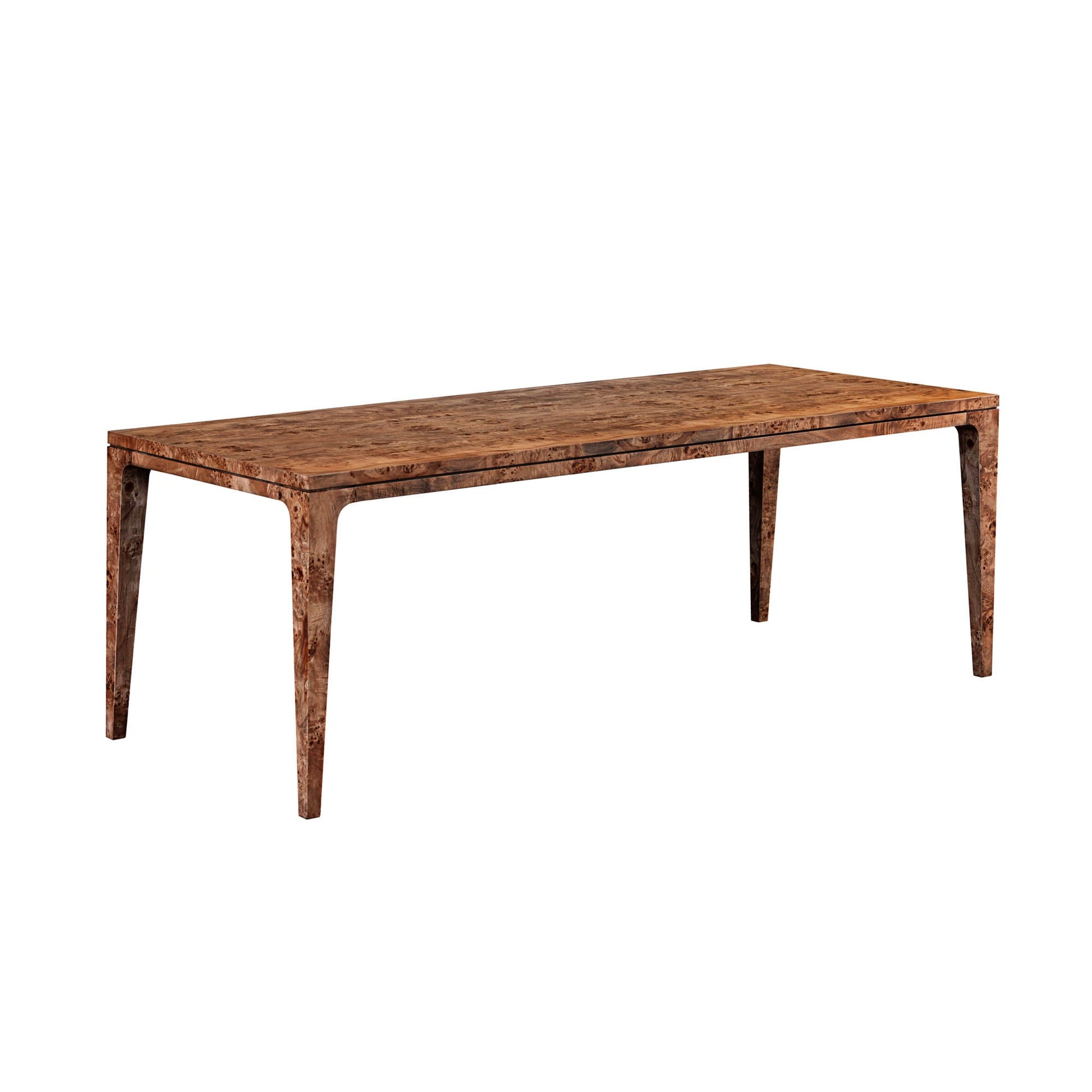 Mappa Large Dining Table - Dark Burl - Central Designs
