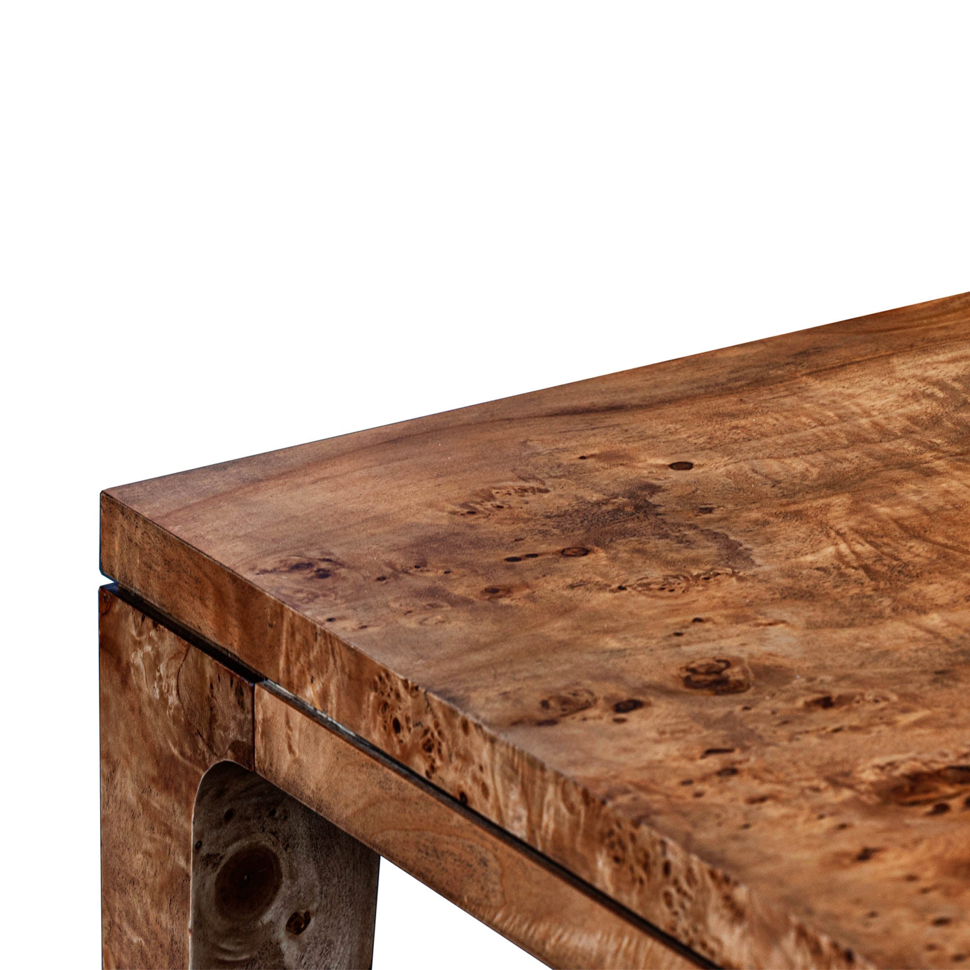 Mappa Large Dining Table - Dark Burl - Central Designs