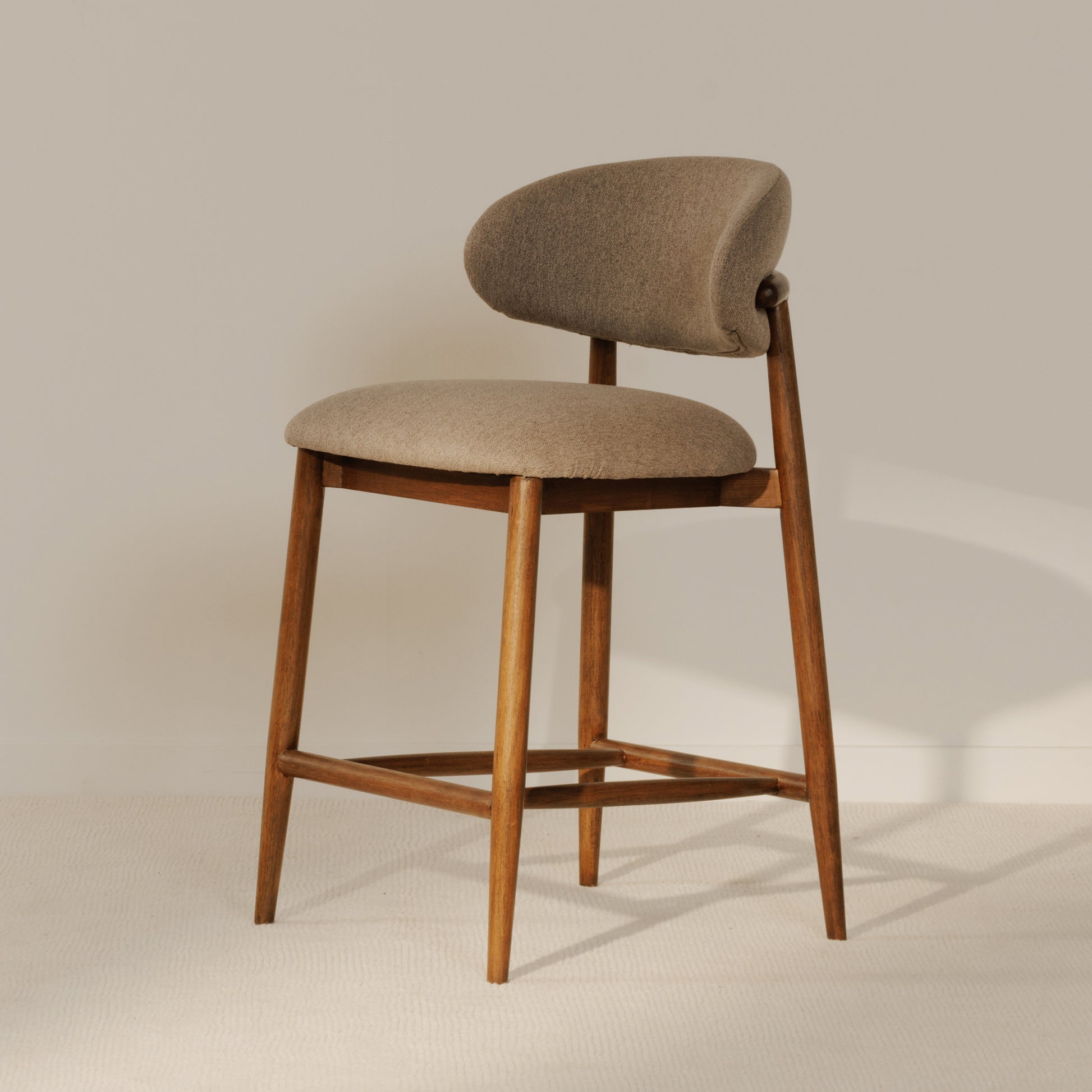 Ellie Counter Stool Light Brown - Central Designs