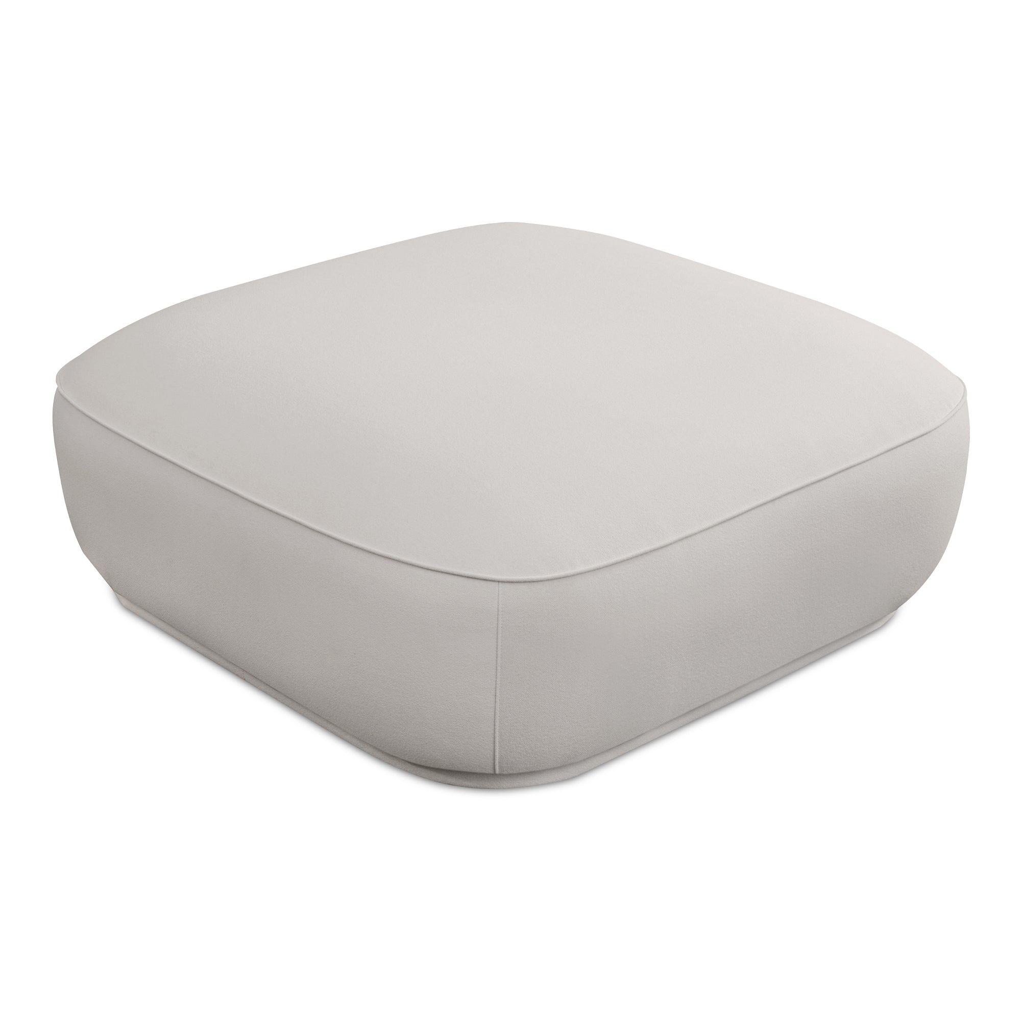 Marion Square Ottoman White