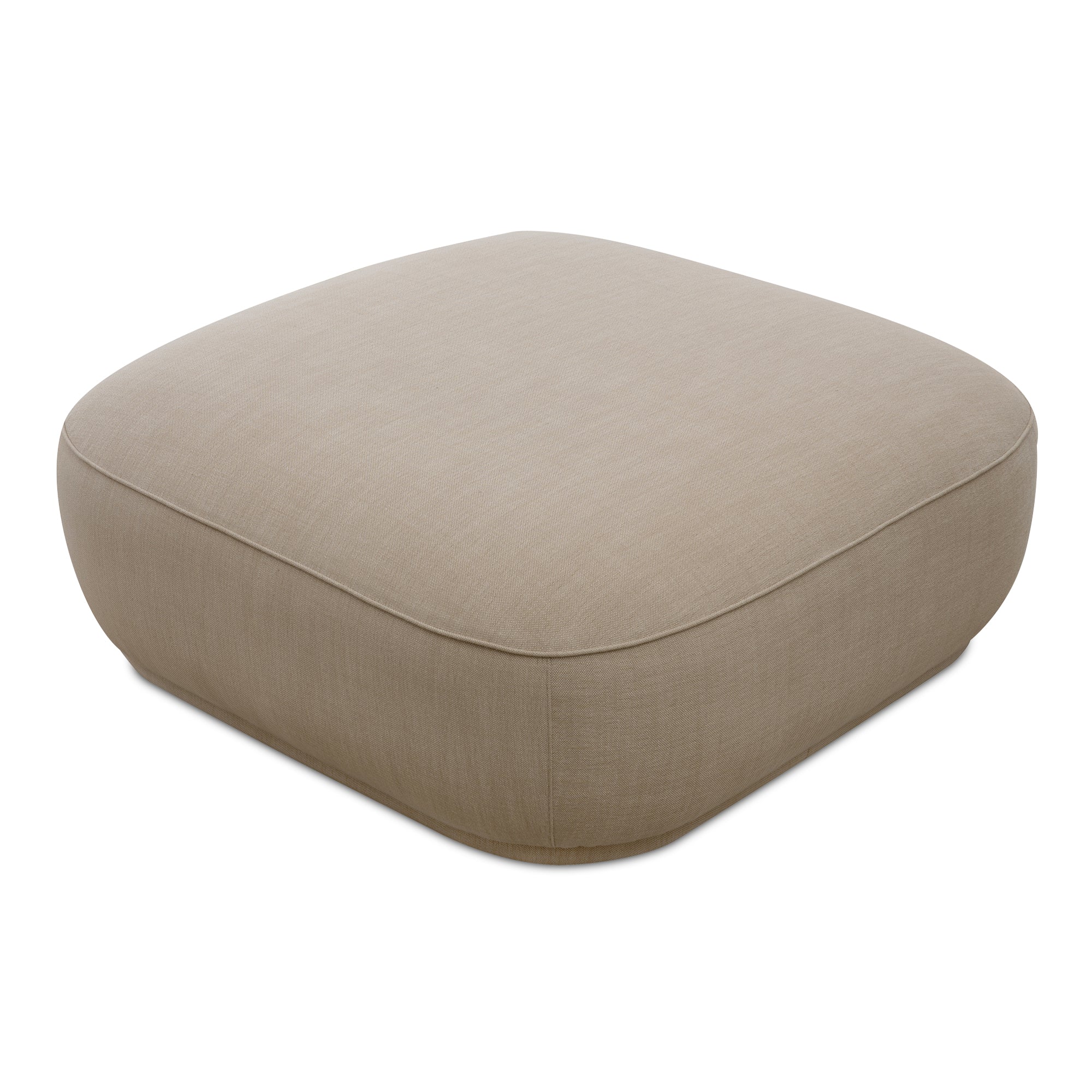 Marion Square Ottoman Beige