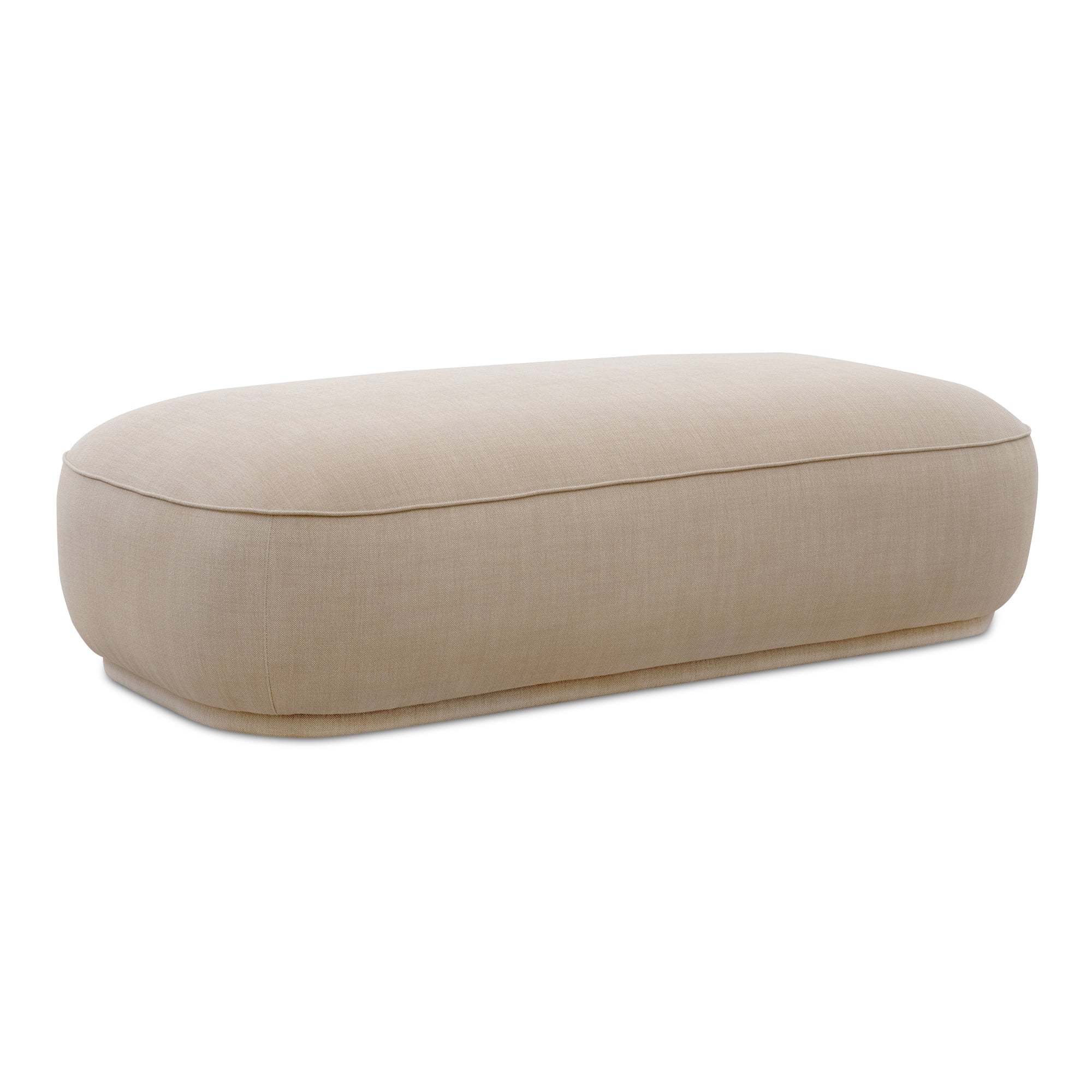 Marion Rectangular Ottoman Beige
