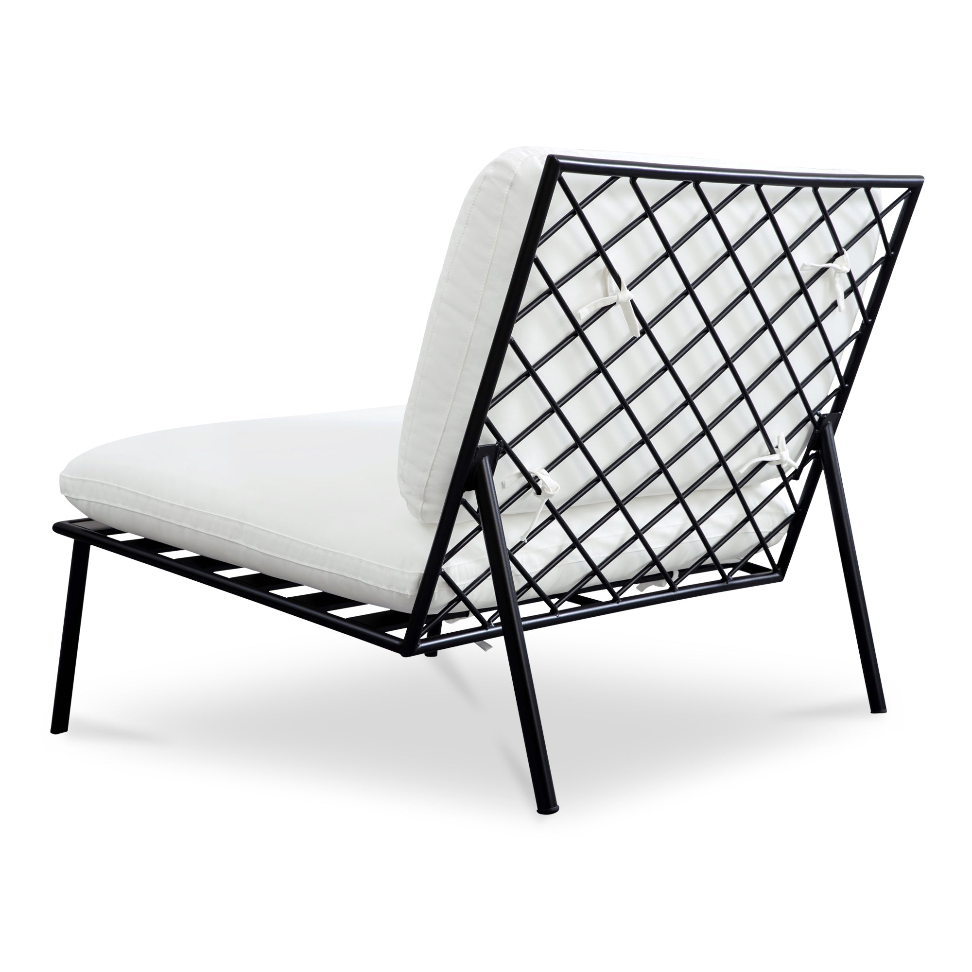 Salma Outdoor Accent Chair White