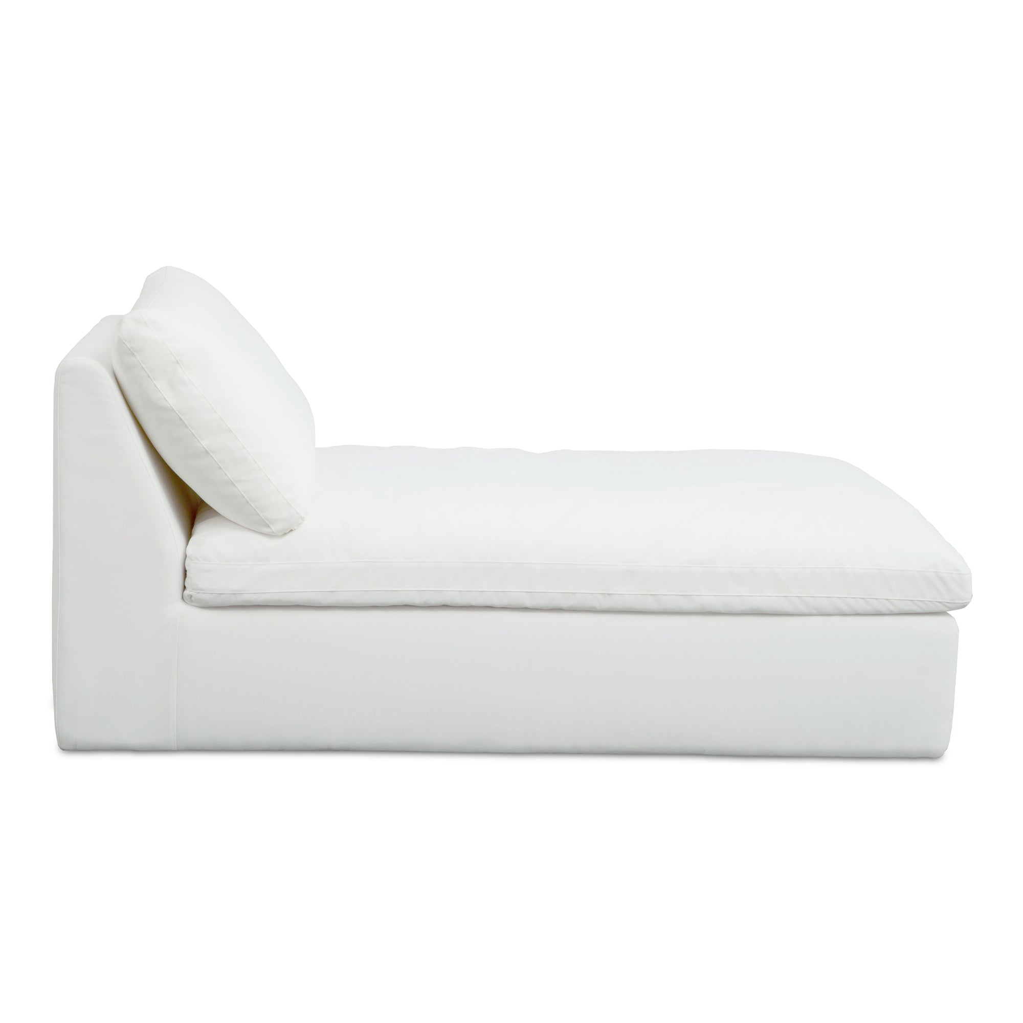 Miles Outdoor Chaise White