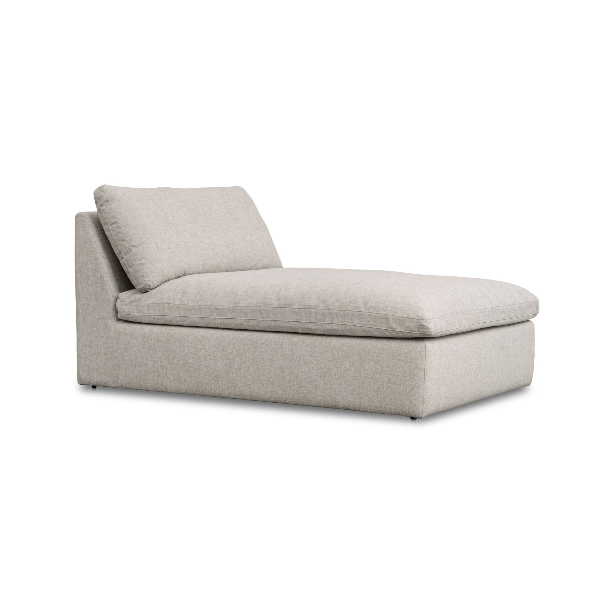 Miles Outdoor Chaise Speckled Light Grey